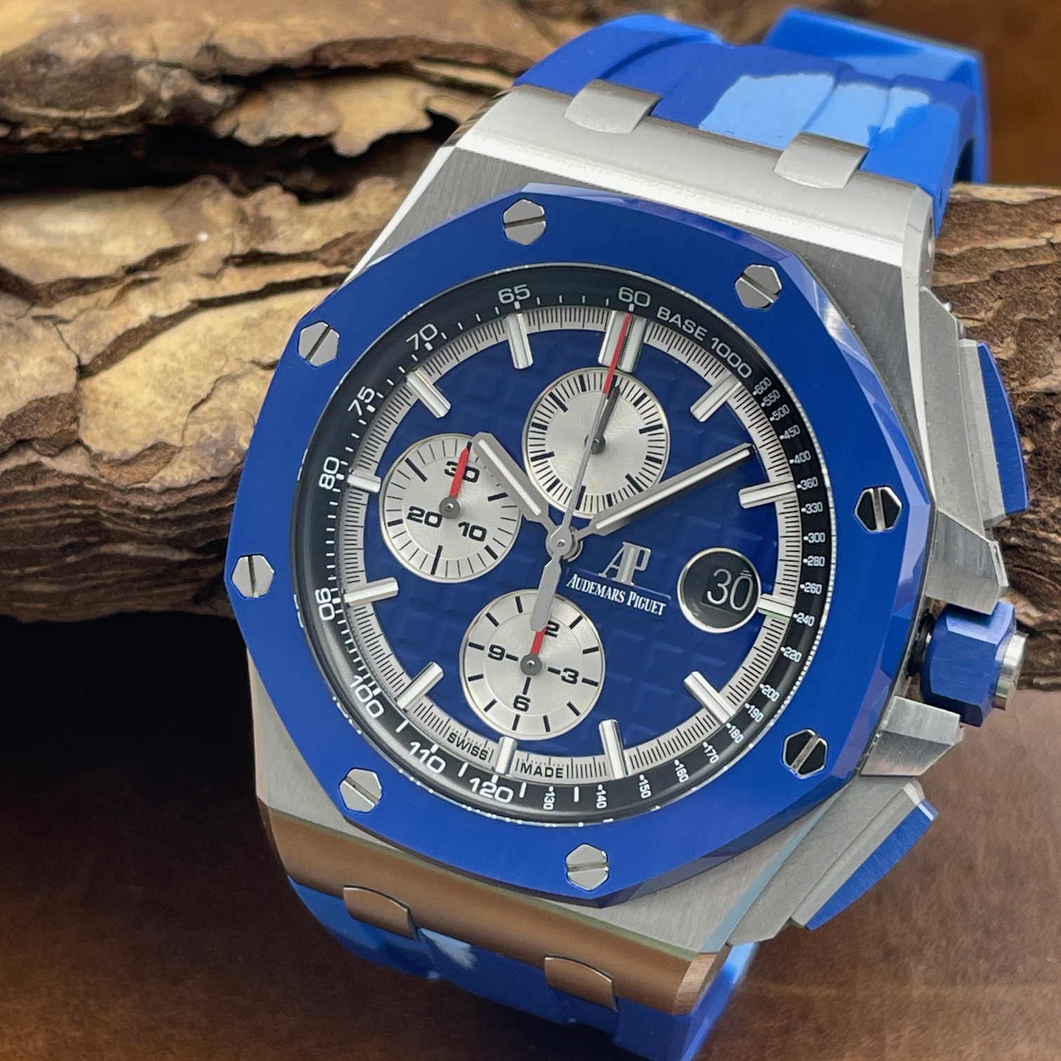 Audemars Piguet - Royal Oak Offshore 44 BLUE LIMITED 400pc. - FULLSET 2019 - Ref. 26400SO.OO.A335CA.01