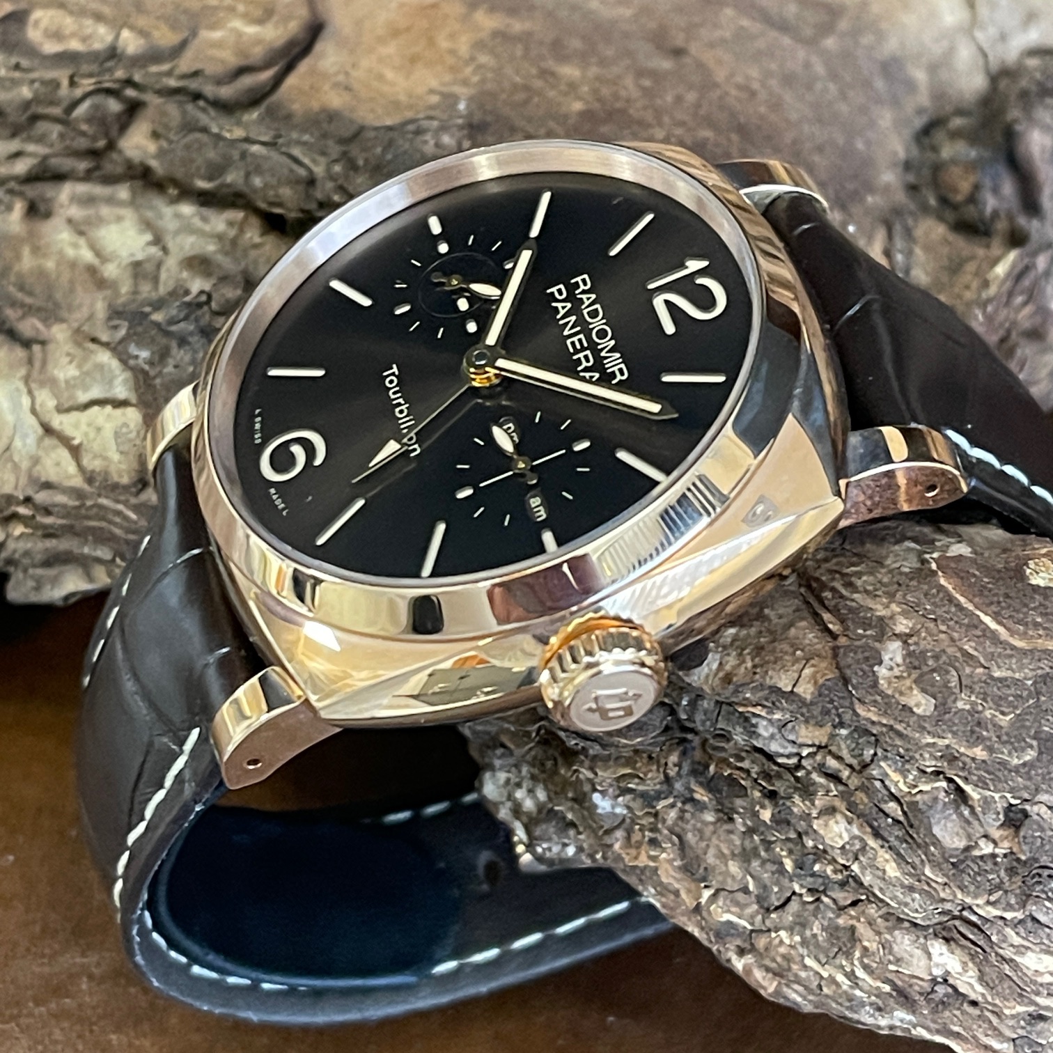 Officine Panerai Radiomir 1940 Tourbillon GMT Oro Rosso Ltd. 30 Stck. - Ref. PAM00558