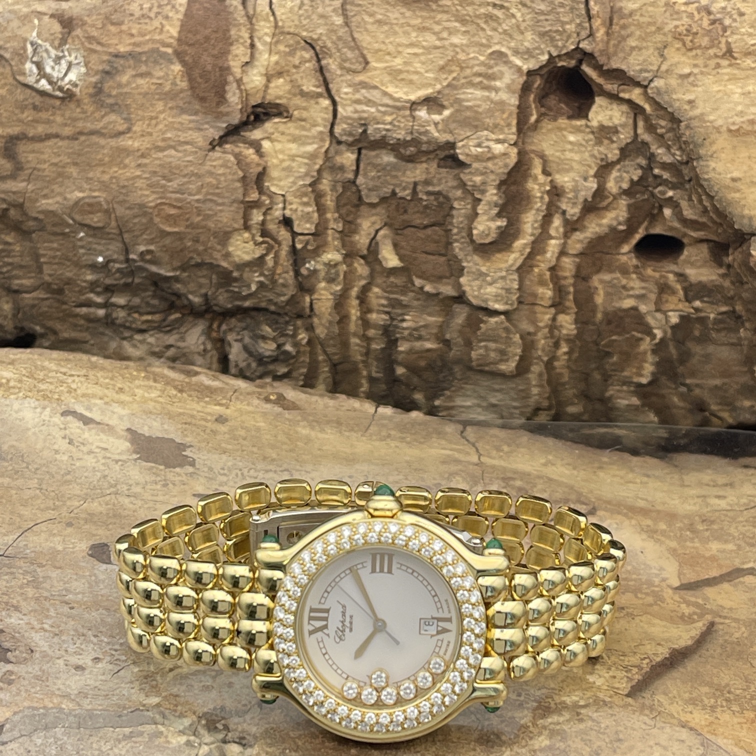 Chopard Happy Sport Diamonds Gelbgold Ref. 27/6145-23
