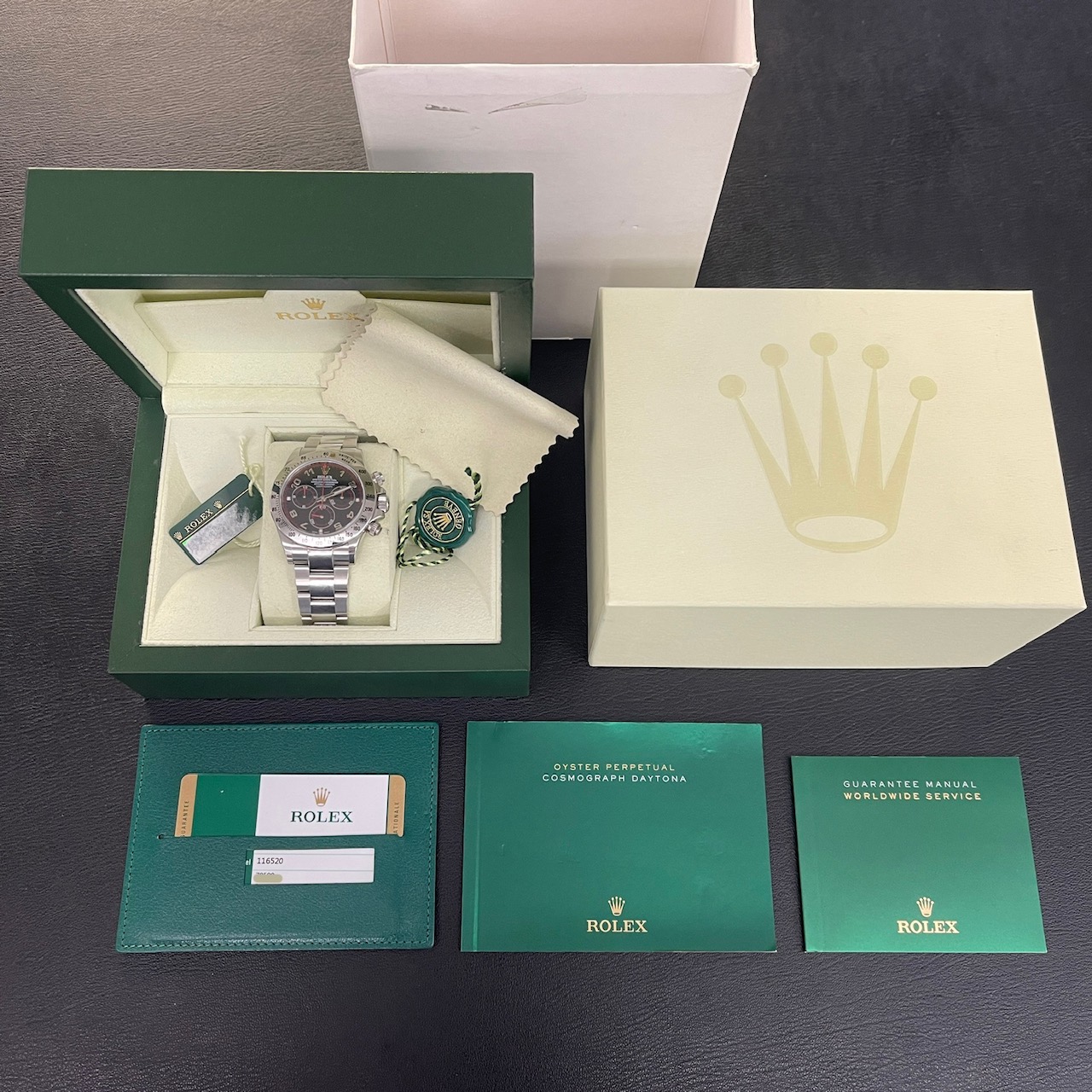 Rolex - Oyster Perpetual - Cosmograph Daytona - Box & Papiere - Ref. 116520