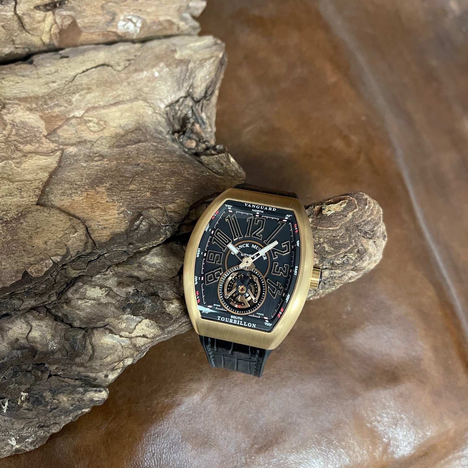 Franck Muller Vanguard V45 Tourbillon - FULL SET 2025 Listpreis 129000€- Ref. V 45 T 5N BRNR