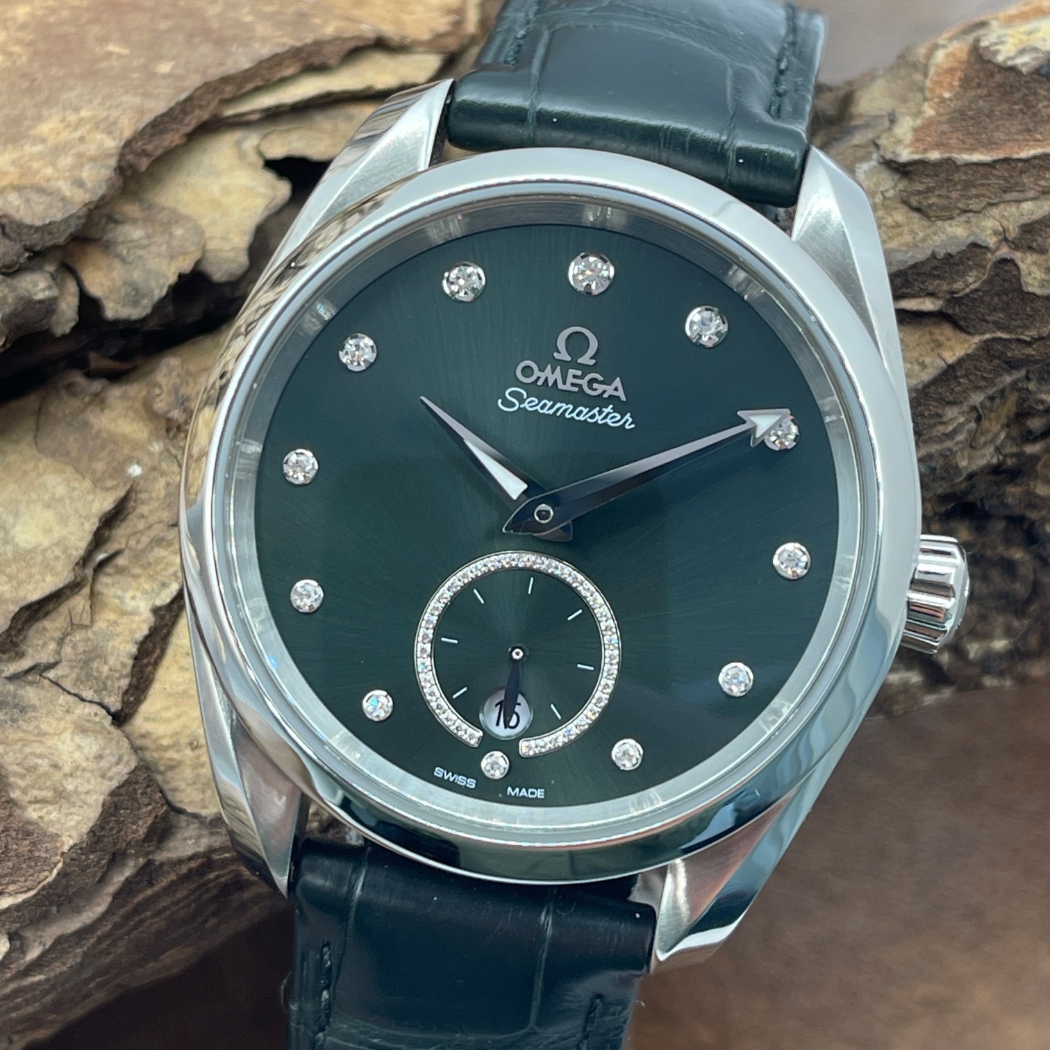 Omega - Seamaster Aqua Terra Dia Blatt - NEUWARE - FULLSET 2024 - Ref. 22013382060001