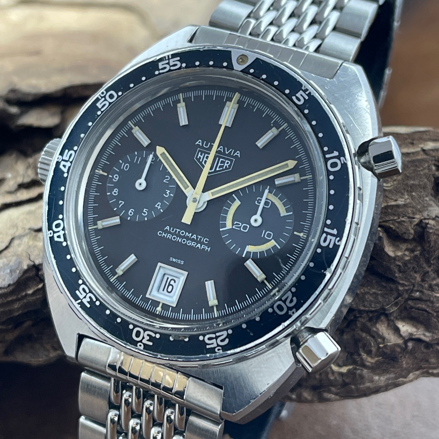 Heuer - Autavia Cal. 12 - Ref. 1163V - Vintage