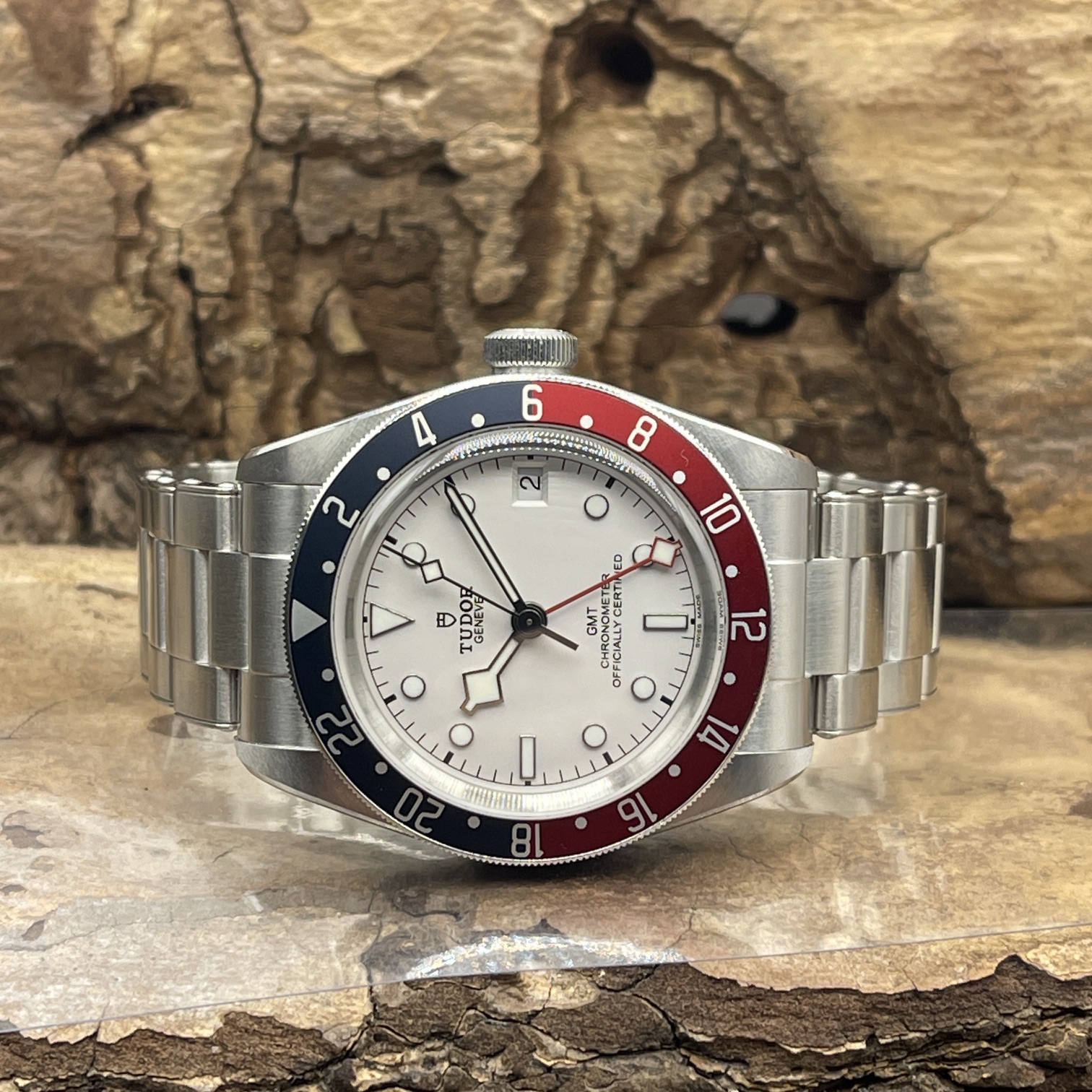 Tudor Black Bay GMT "Pepsi" WEIß - FULLSET 2025 - Ref. 79830RB - ungetragen