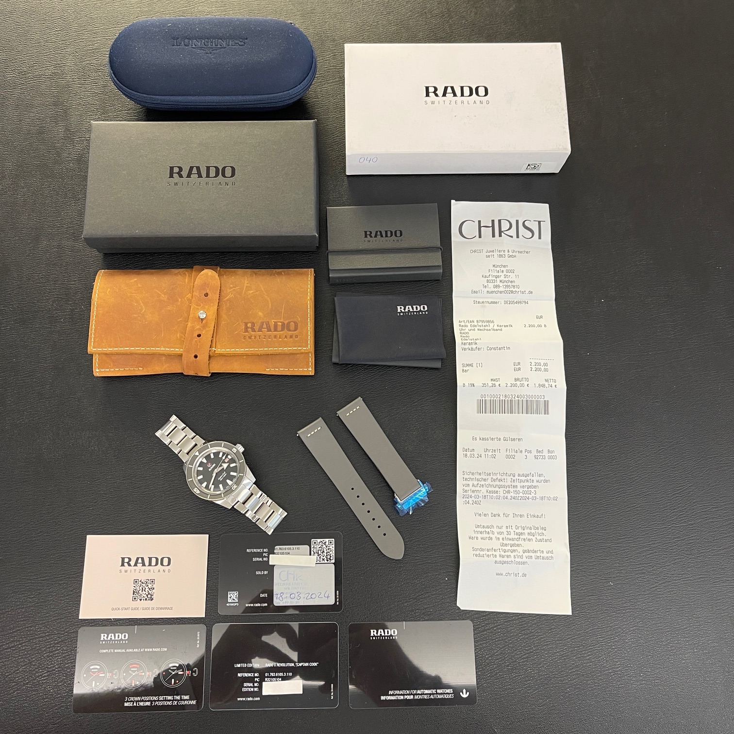 Rado Captain Cook Automatik - FULL SET 2024 - Limited - 42mm-R32105158