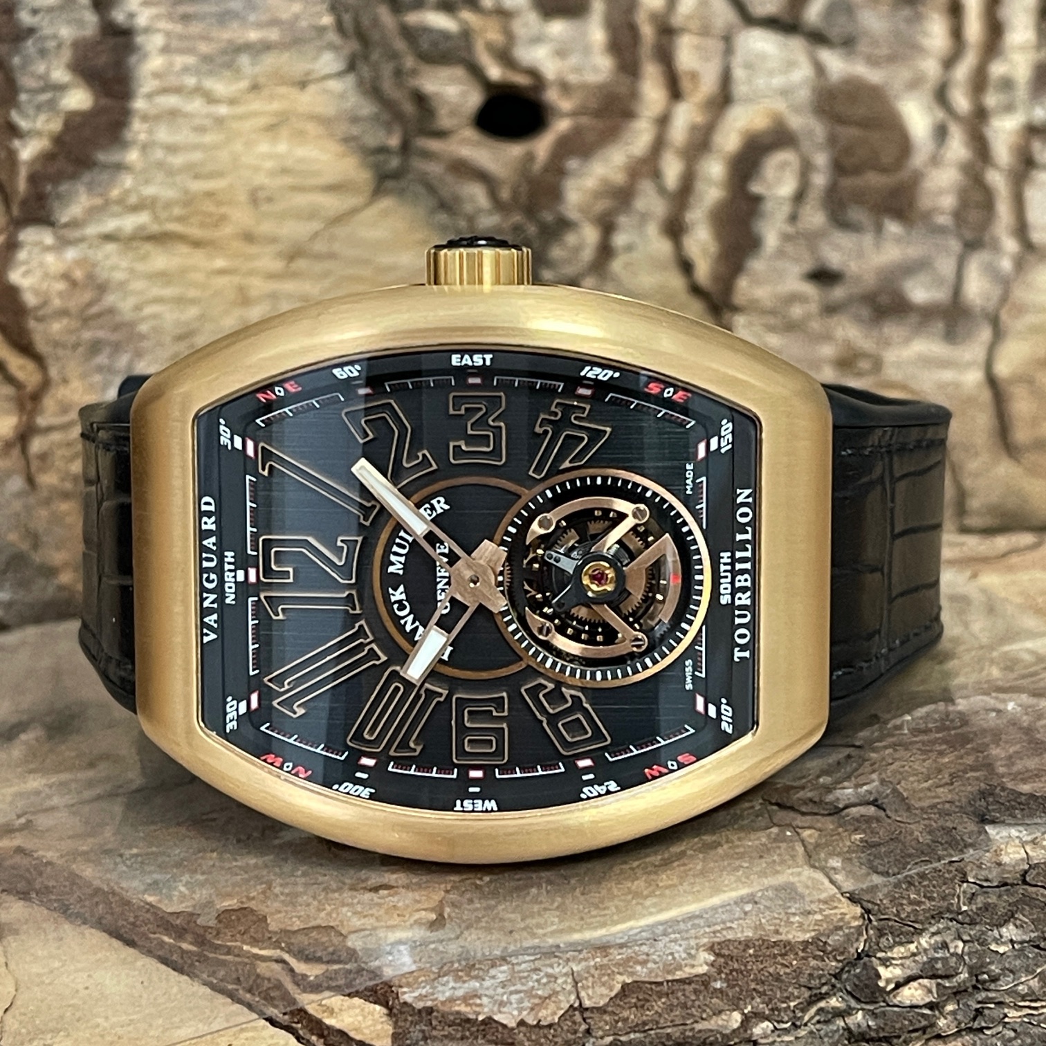 Franck Muller Vanguard V45 Tourbillon - FULL SET 2025 Listpreis 129000€- Ref. V 45 T 5N BRNR