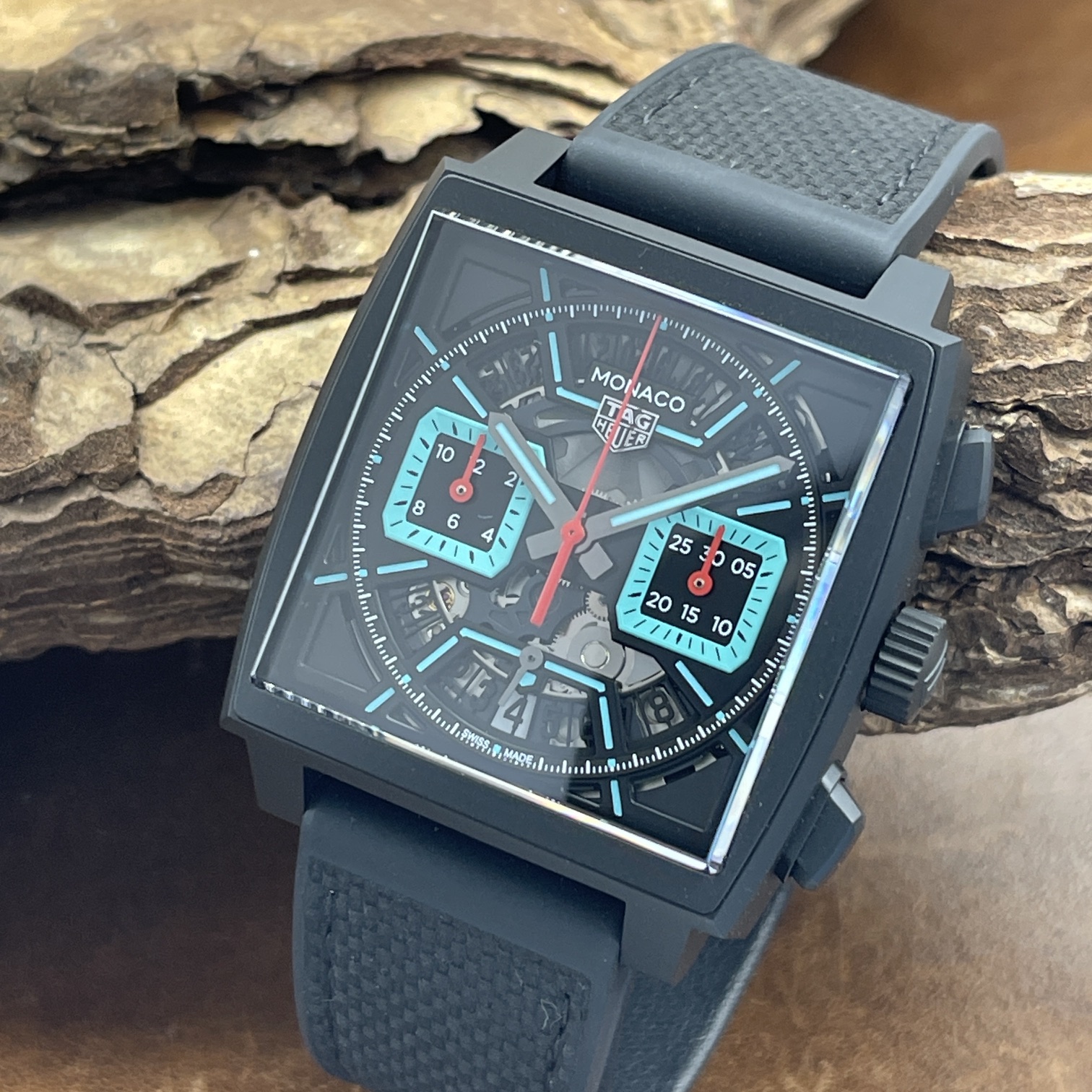 TAG Heuer - Monaco Chronograph Titan DLC - NEUWARE - FULLSET 2026 - Ref. CBL2184.FT6236