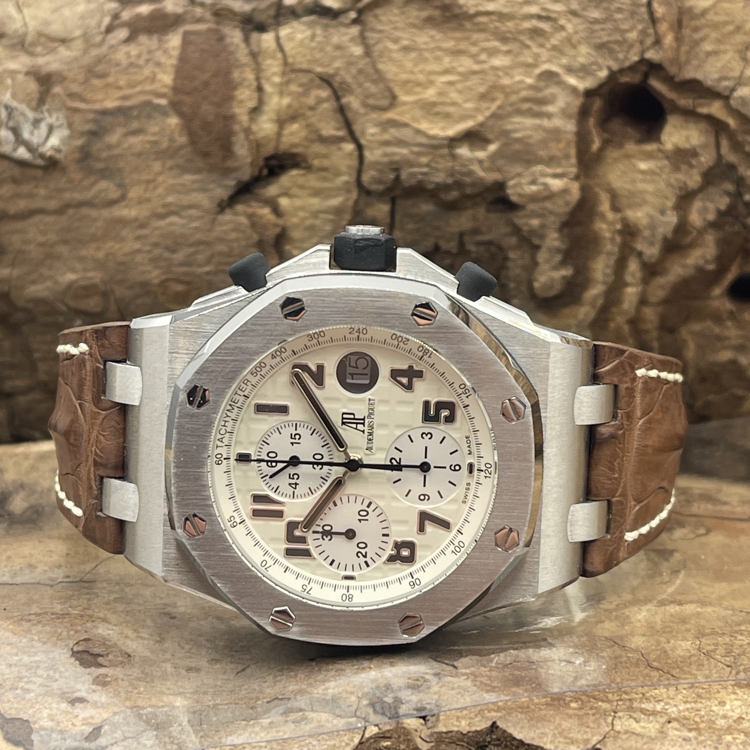 Audemars Piguet - Royal Oak Offshore Chrono Safari - Extract - Ref. 26020ST.OO.D091CR.01.A