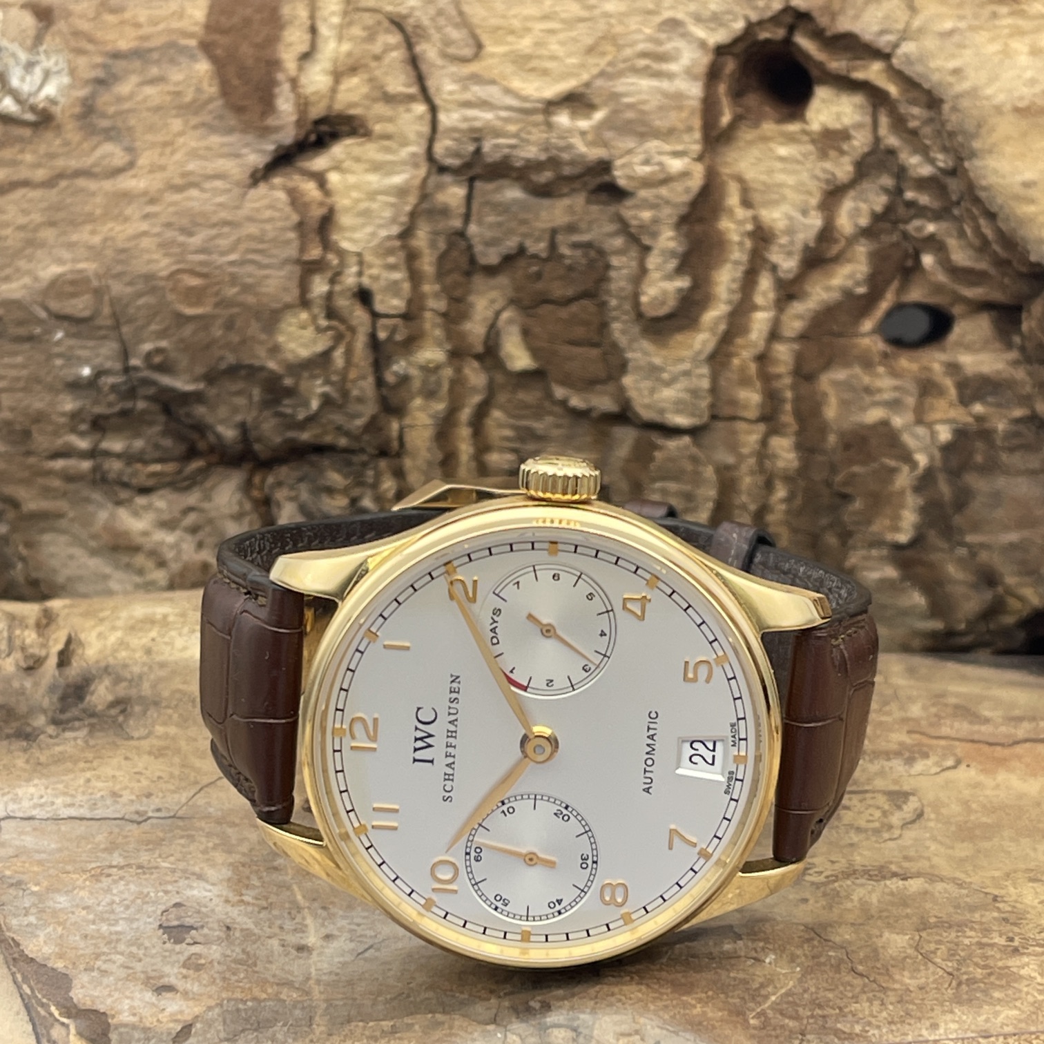 IWC - Portugieser 7 Days - 18Kt Roségold - Papiere 2007 - Ref. IW500101