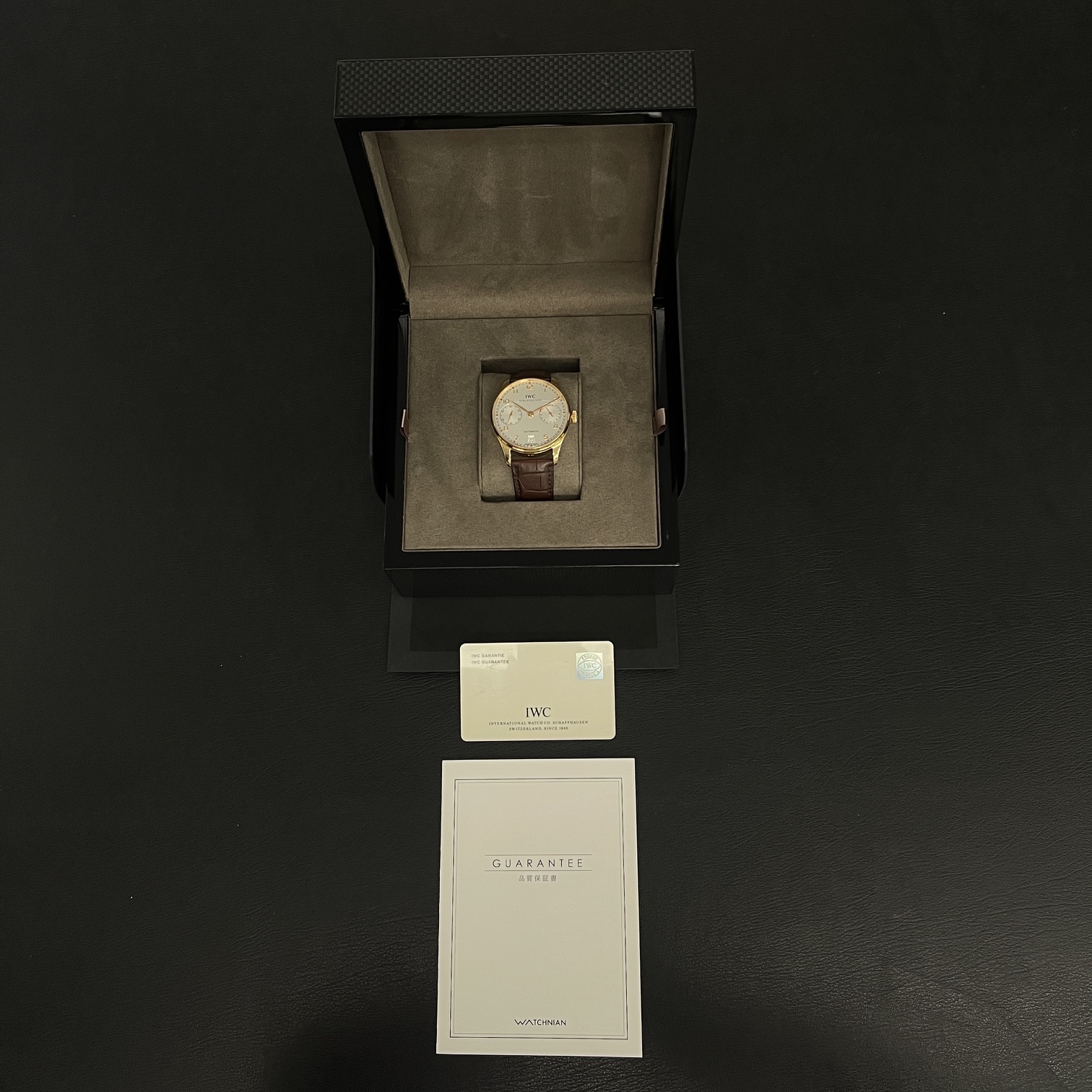 IWC - Portugieser 7 Days - 18Kt Roségold - Papiere 2007 - Ref. IW500101