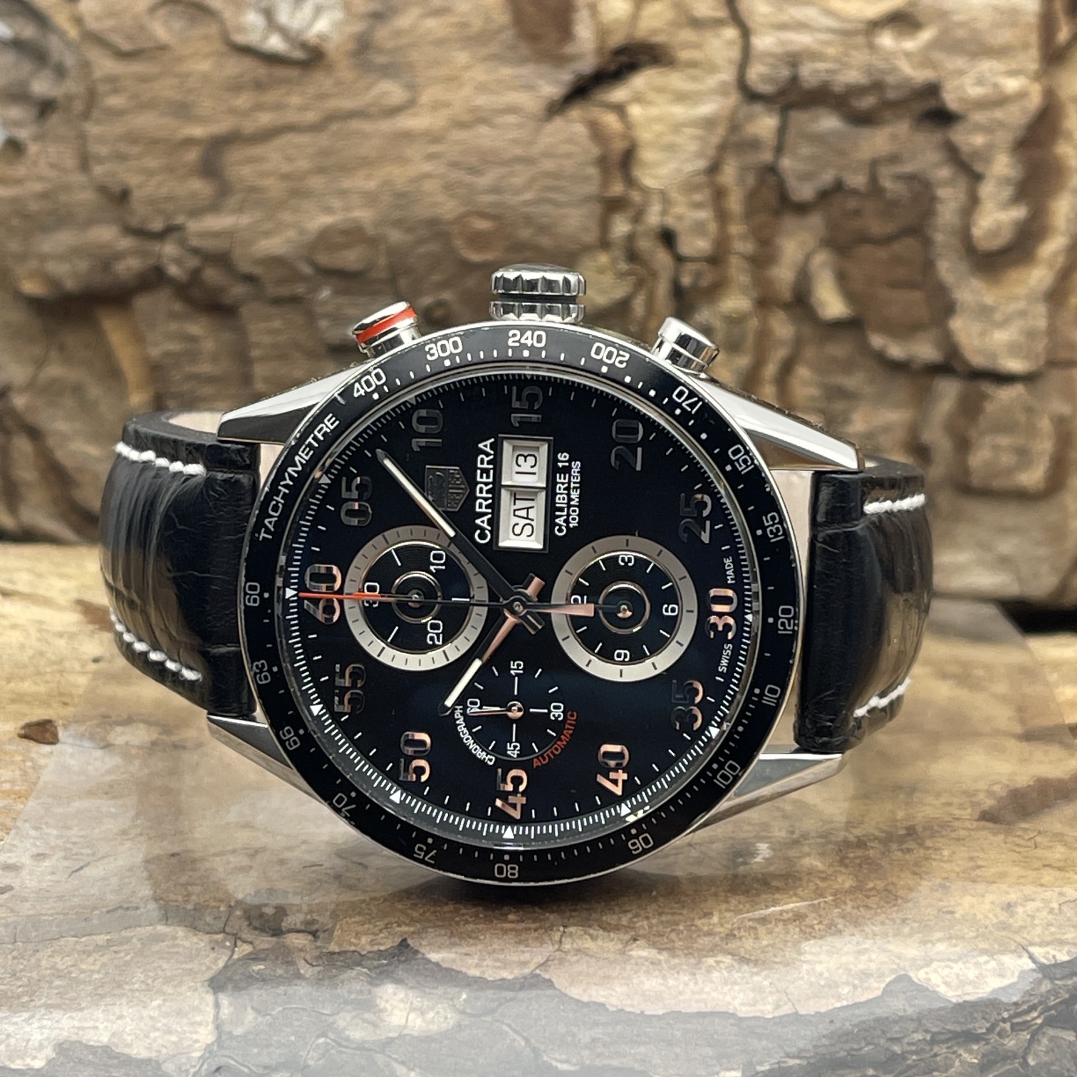 Tag Heuer Carrera Cal. 16 Chronograph FULL SET Ref. CV2A10.FC6235