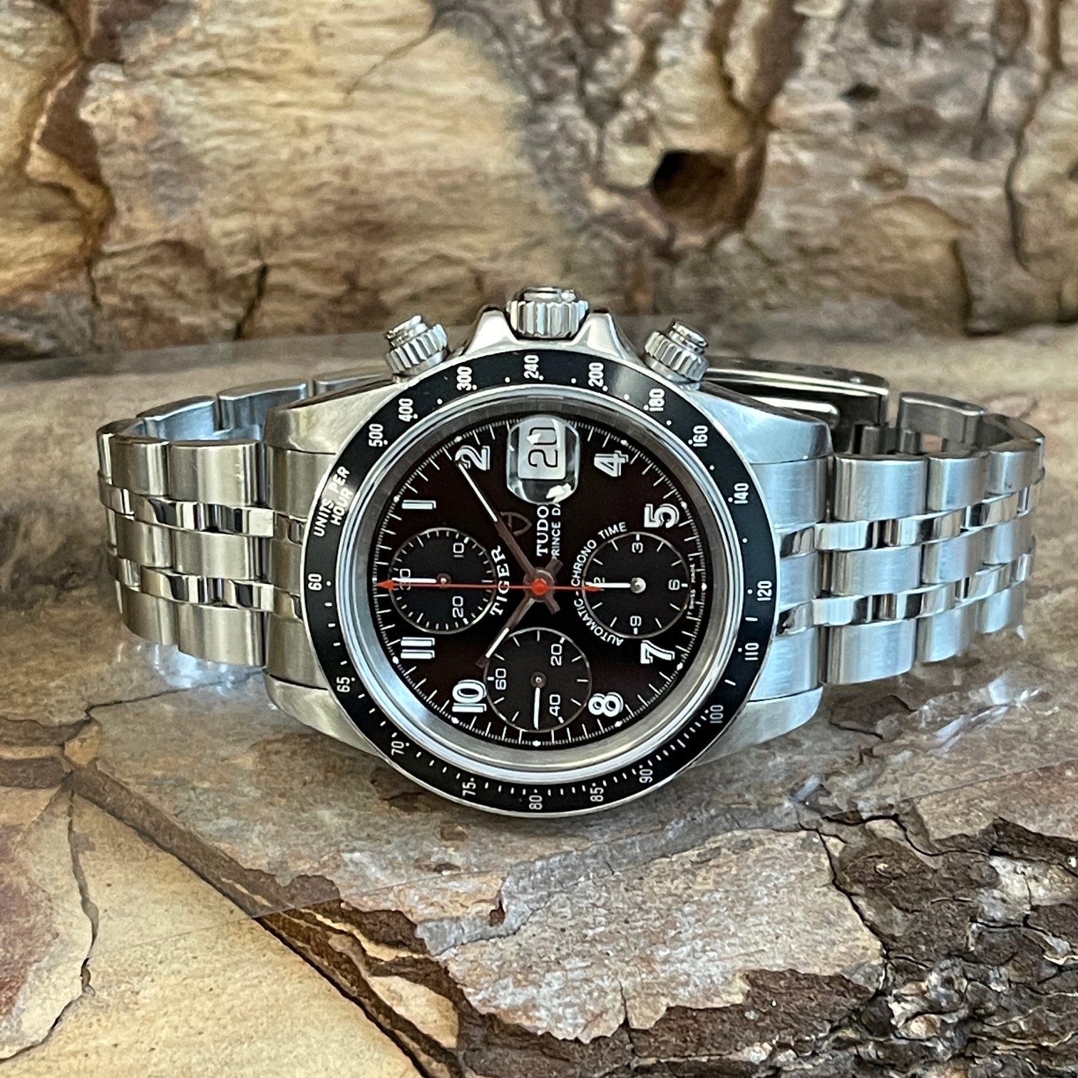Tudor - Prince Date Chronograph Tiger - FULLSET 1999 LC100 - Ref. 79260