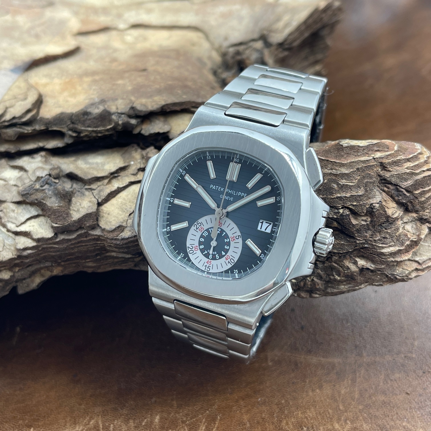 Patek Philippe - Nautilus Chronograph - FULLSET 2009 deutsch - Ref. 5980/1A-001
