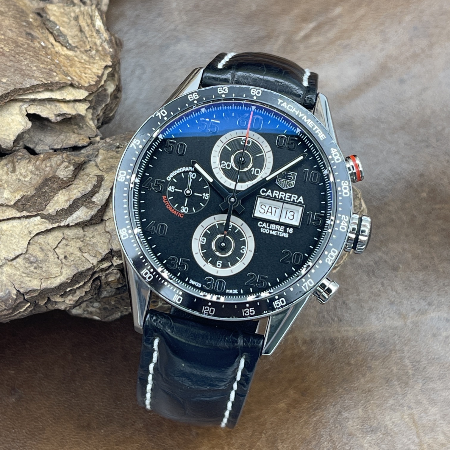 Tag Heuer Carrera Cal. 16 Chronograph FULL SET Ref. CV2A10.FC6235