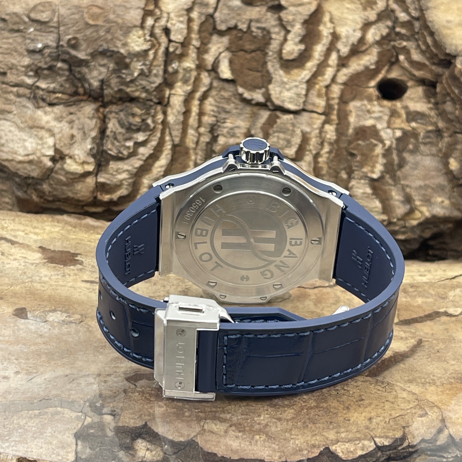 Hublot - Big Bang Blue Diamonds - NEUWARE - FULLSET - Ref. 457.NX.7170.NX