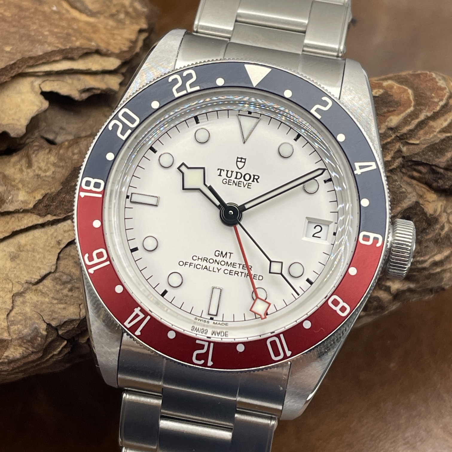 Tudor Black Bay GMT "Pepsi" WEIß - FULLSET 2025 - Ref. 79830RB - ungetragen
