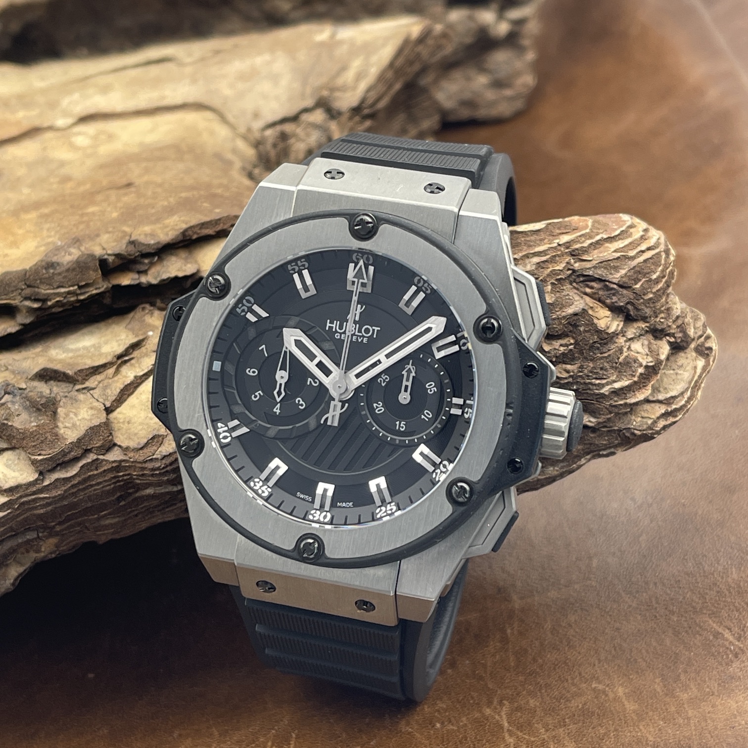 Hublot - Big Bang King Power Zirconium Foudroyante - FULLSET 2012 - Ref. 715.ZX.1127.RX