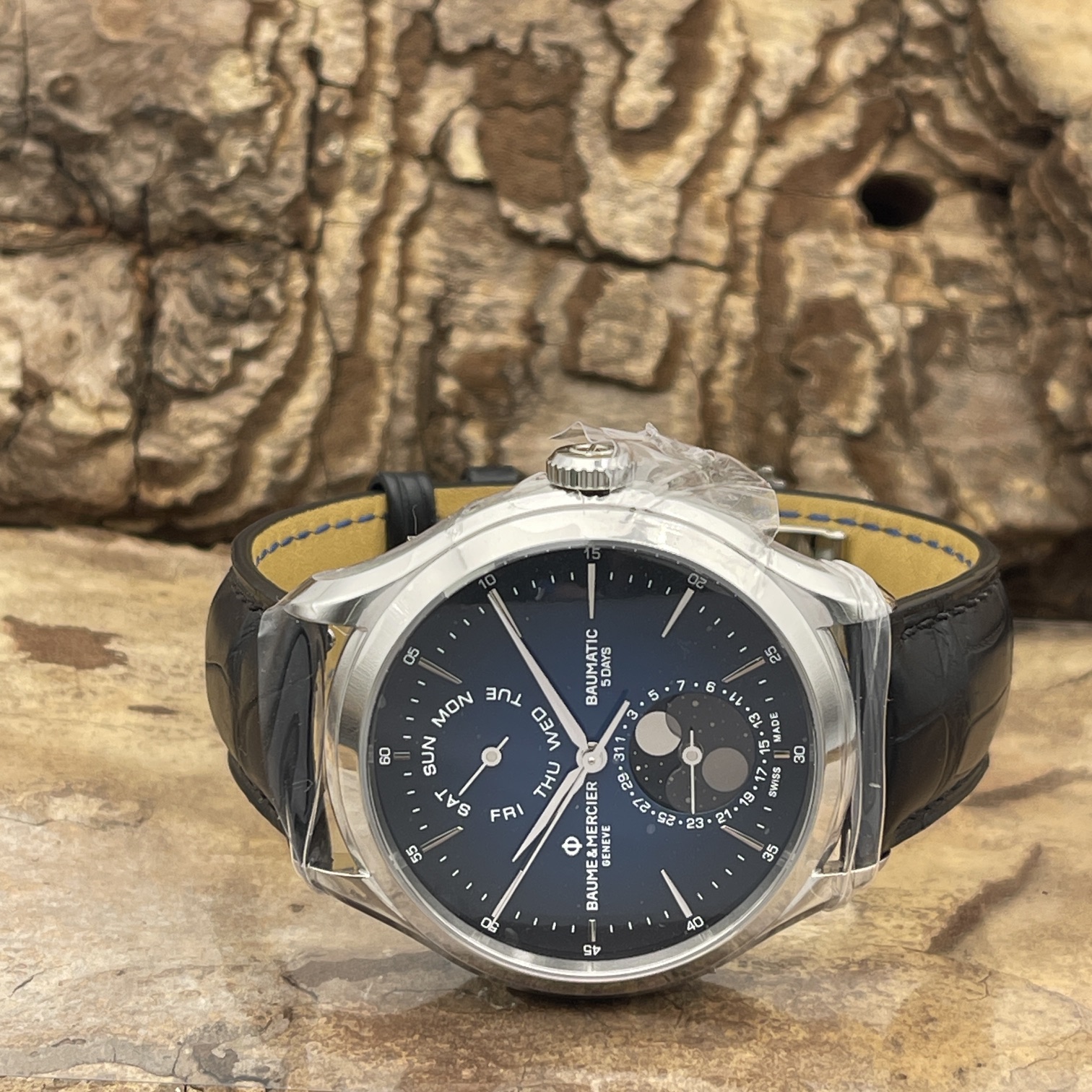 Baume & Mercier - Clifton Baumatic Mondphase - NEUWARE - FULLSET 2026 - Ref. M0A10593