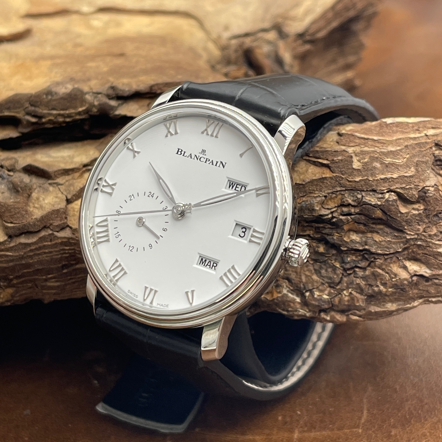 Blancpain - Villeret Quantieme Annuel GMT - NEUWARE - FULLSET - Ref. 6670-1127-55B