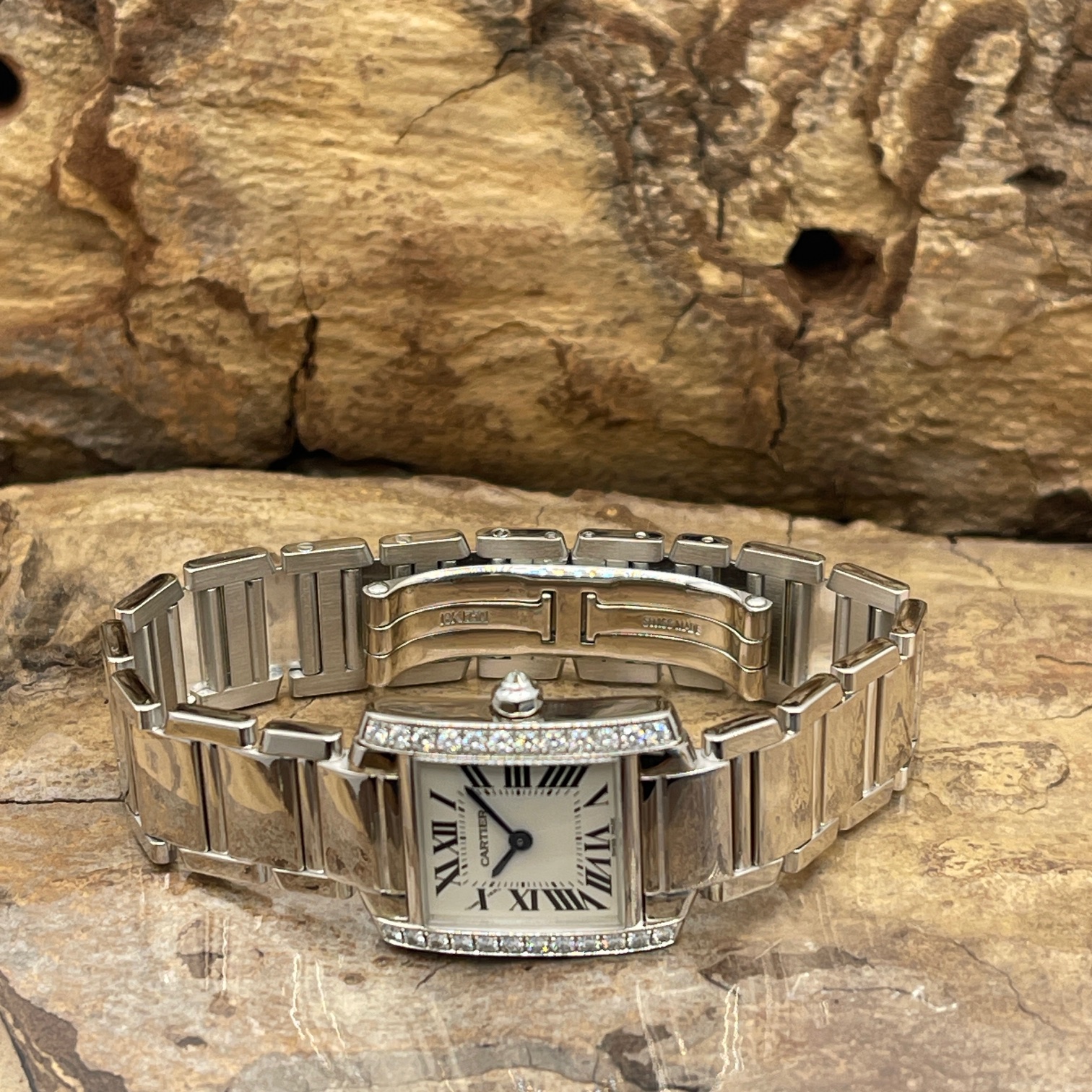 Cartier - Tank Francaise Lady - FULL SET 2002 - Ref. 2403