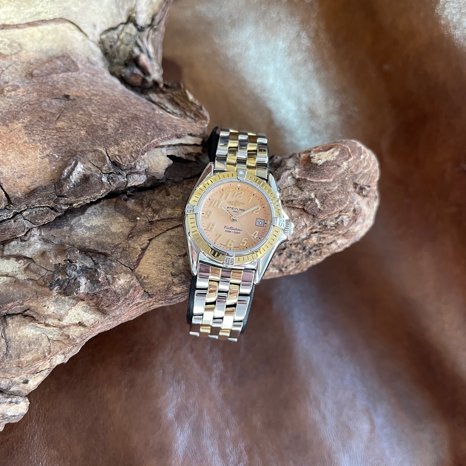Breitling - Callistino - Edelstahl/Gelbgold - Ref. D52045