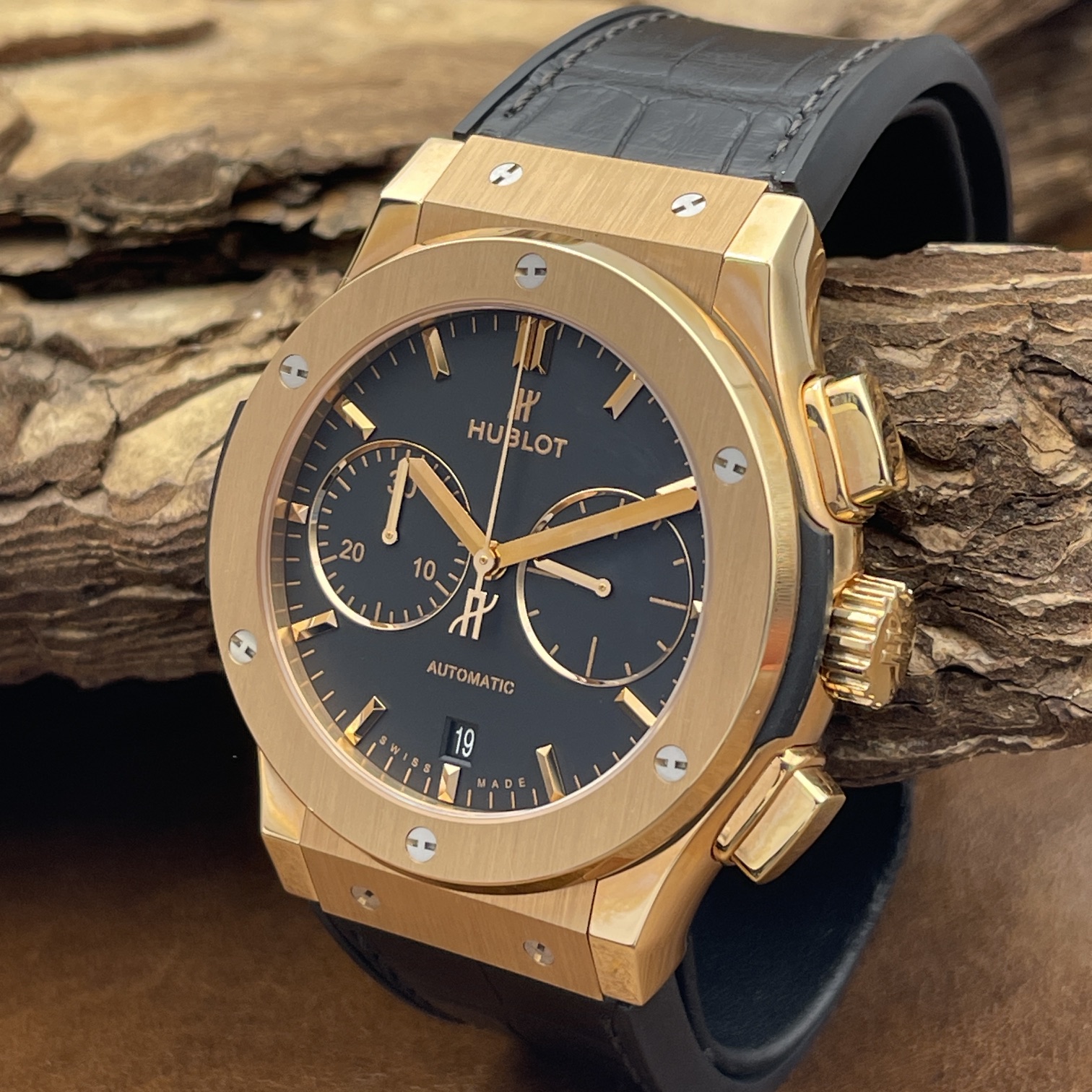 Hublot - Classic Fusion Chronograph King Gold - NEUWARE - FULLSET 2025 - Ref. 521.OX.1181.LR