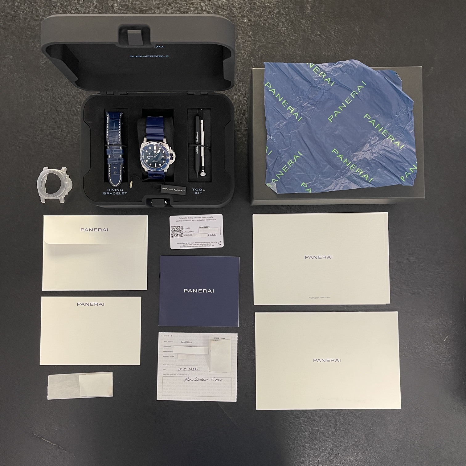 Panerai - Luminor Submersible BLUE 44 - FULLSET 2022 - Ref. PAM01289