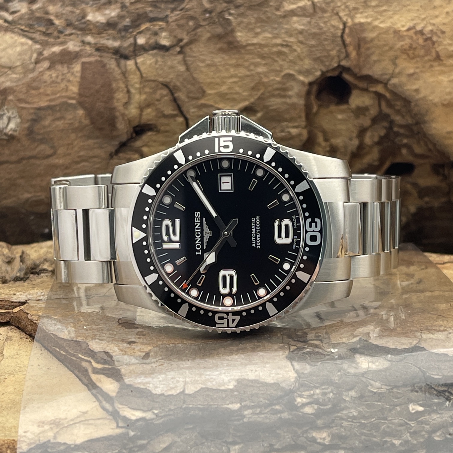 Longines - Hydroconquest - Box & Papiere - Ref. L3.642.4.56.6
