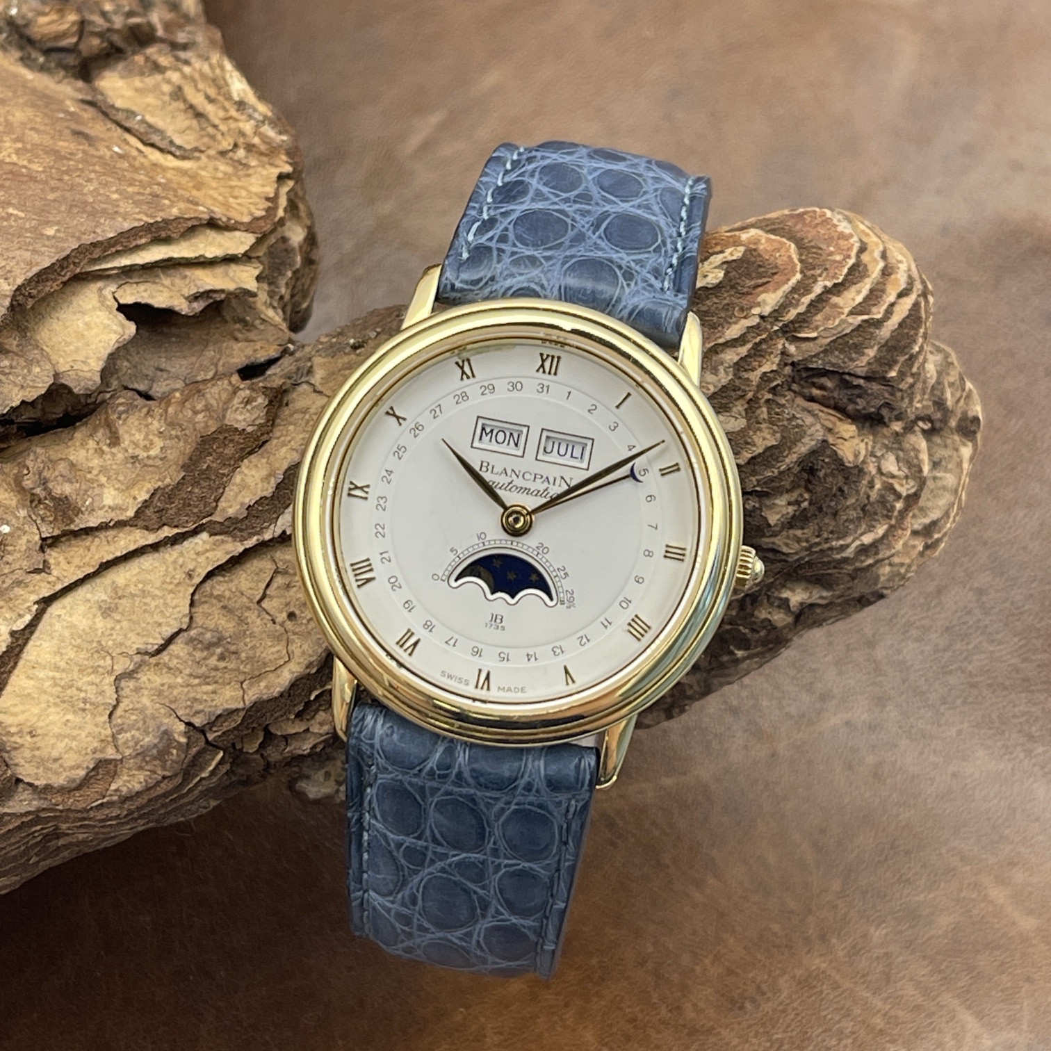 Blancpain - Villeret Mondphase JB1735 - 18Kt Gelbgold - Ref. 6595