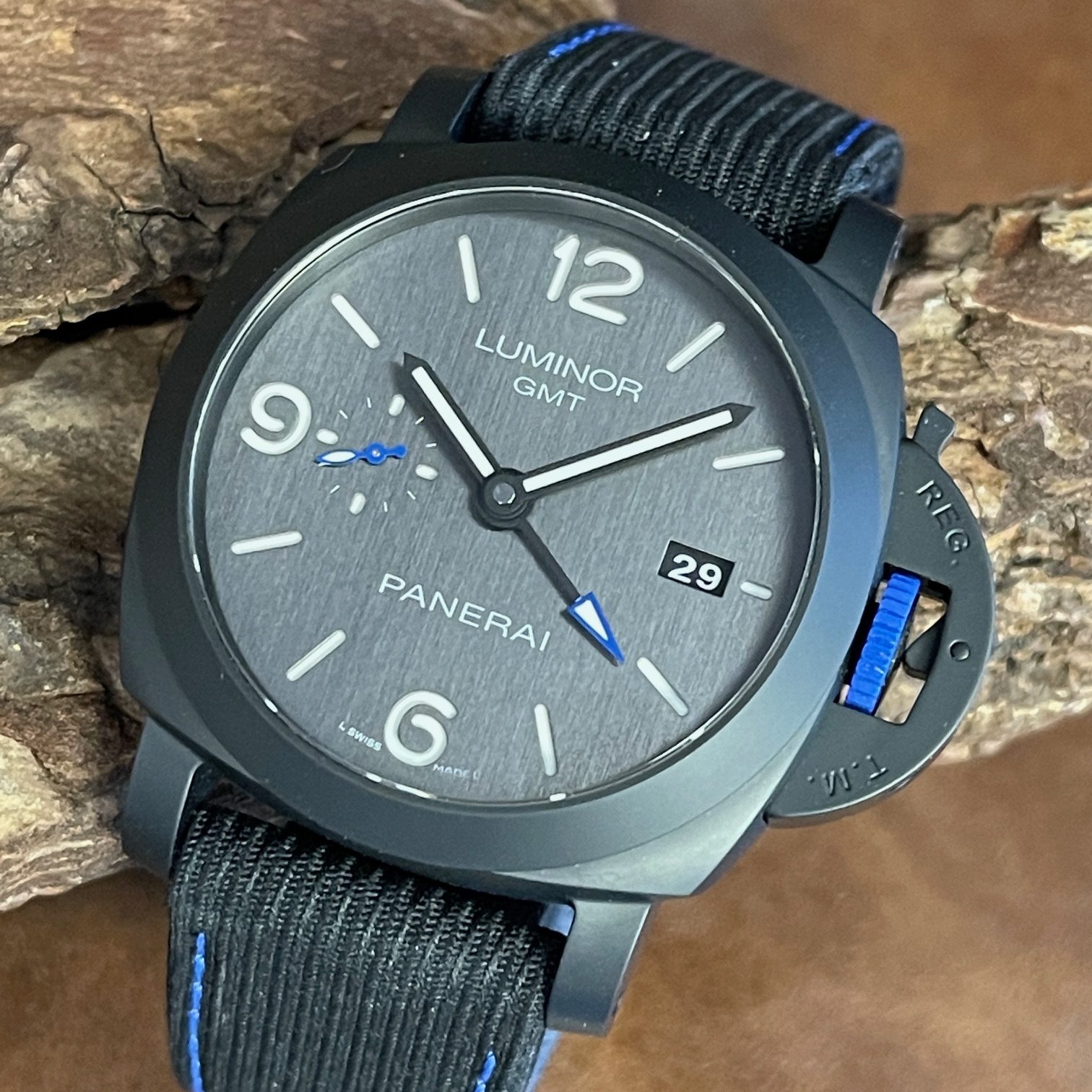 Panerai - Luminor GMT PAM01176 - FULLSET 2022 - Ref. OP7387 BUCHERER BLUE