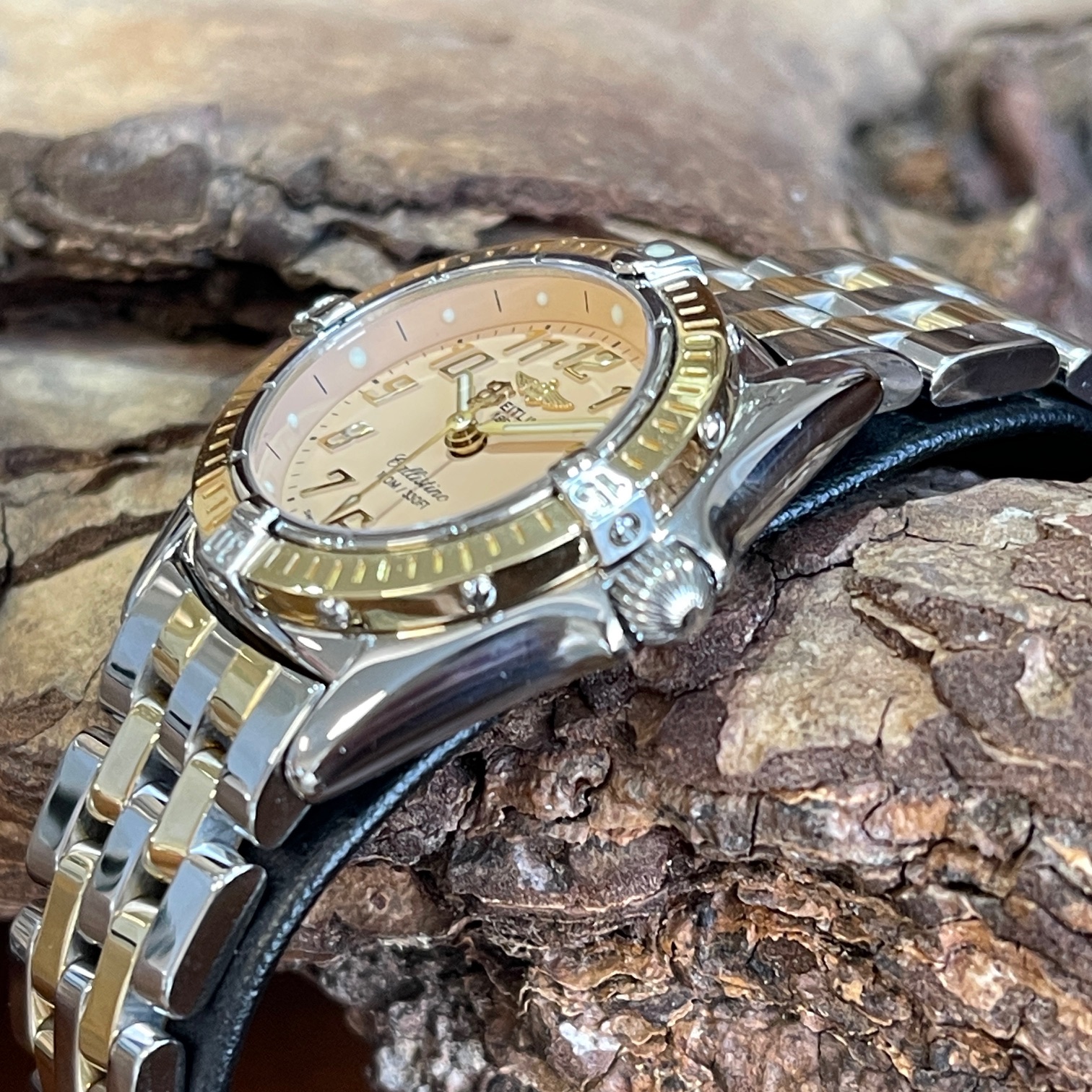 Breitling - Callistino - Edelstahl/Gelbgold - Ref. D52045