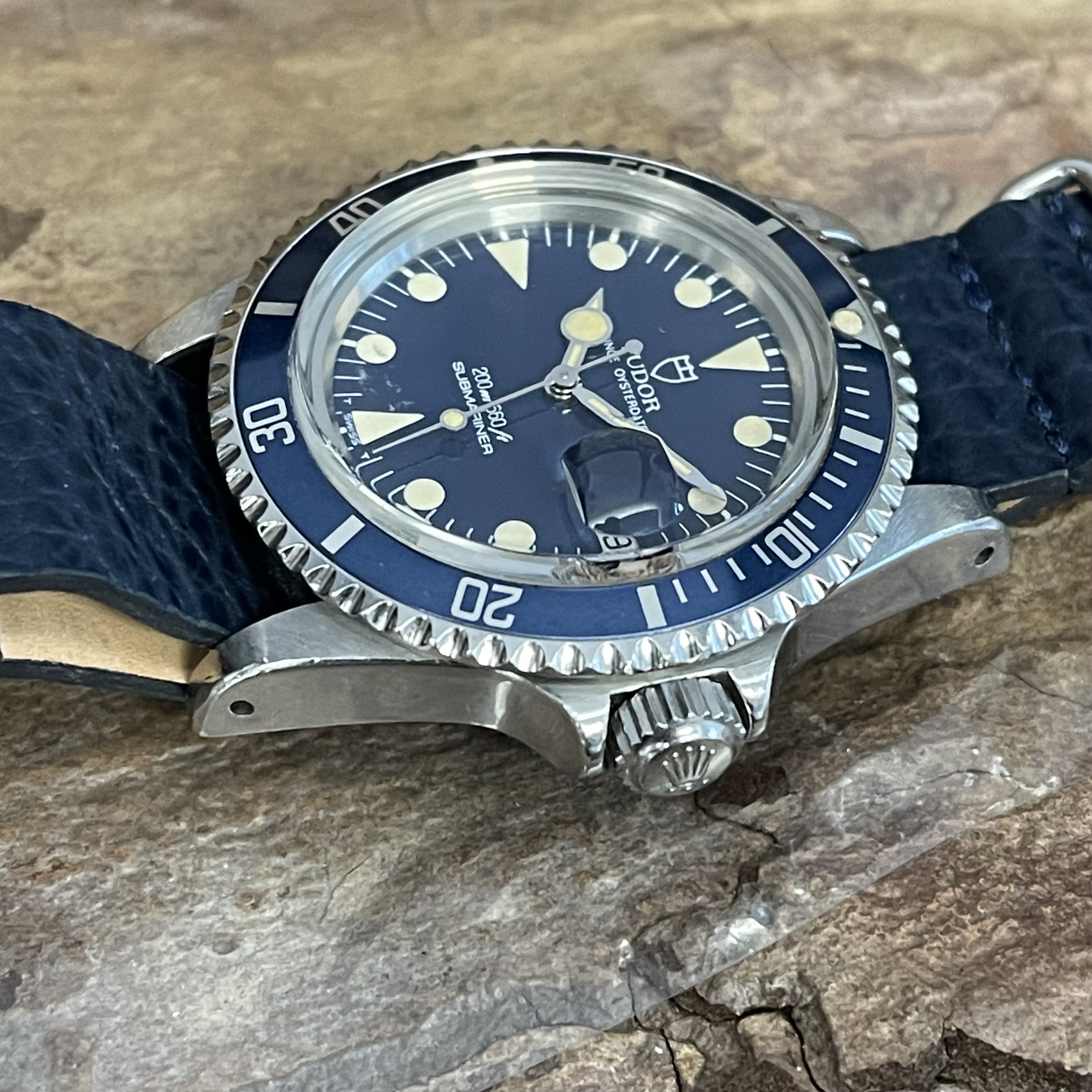 Tudor Prince Oysterdate Submariner Ref. 76100 - Unpolierter Erstzustand - "Lollipop" - FULL SET