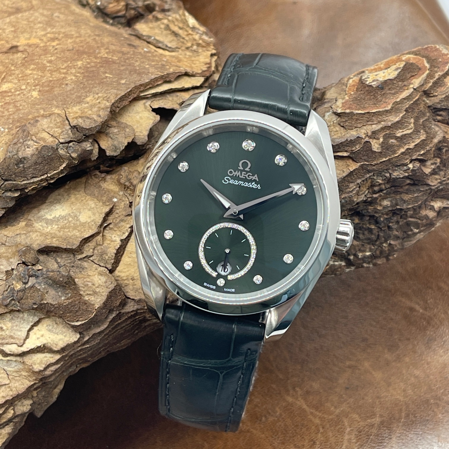 Omega - Seamaster Aqua Terra Dia Blatt - NEUWARE - FULLSET 2024 - Ref. 22013382060001