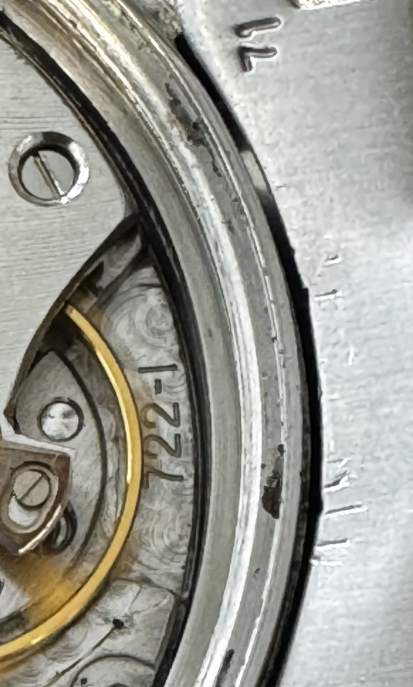 Das Bild zeigt das Kaliber 722 einer gebrauchten Rolex Daytona Paul Newman in Stahl mit der Ref. 6239 im sehr guten Zustand