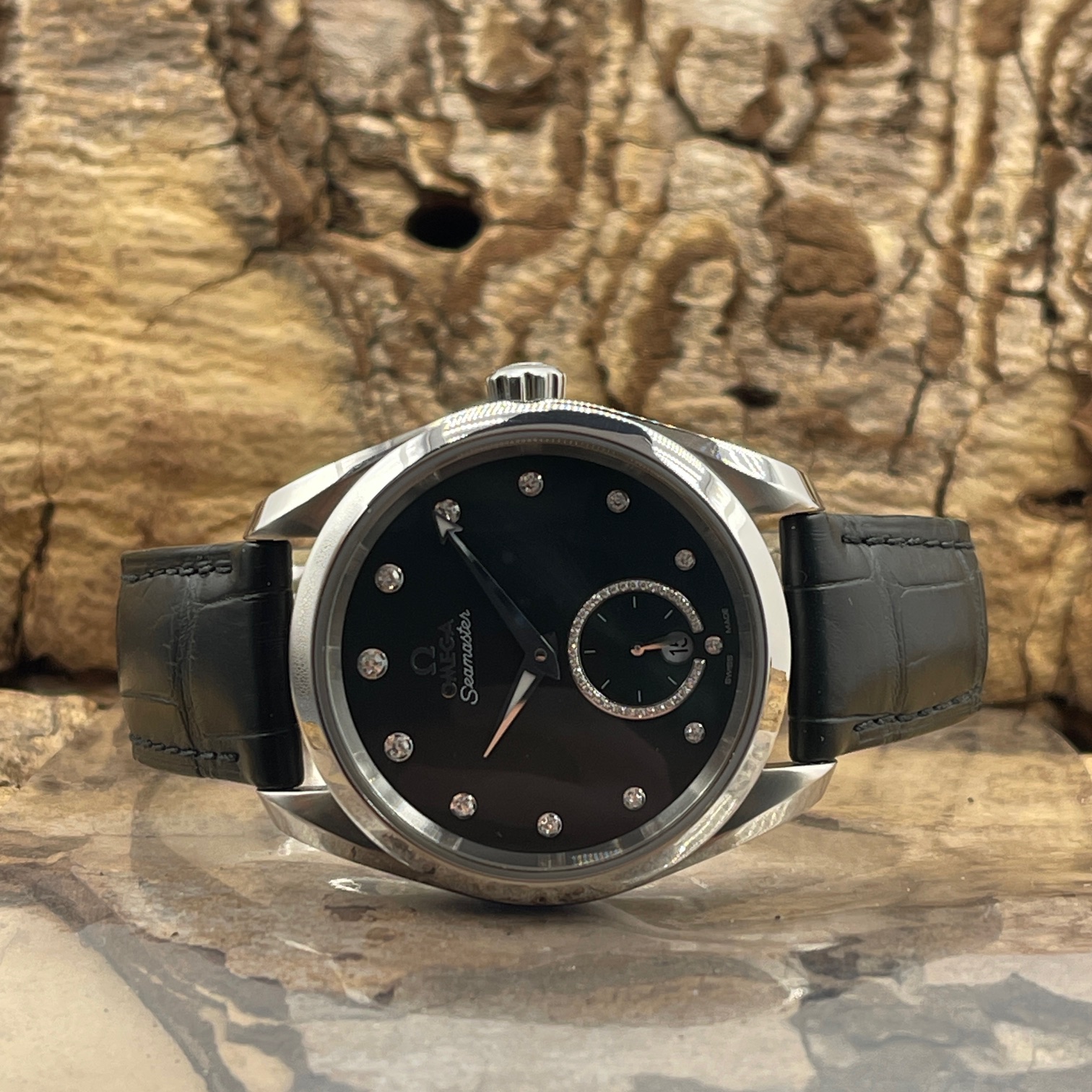 Omega - Seamaster Aqua Terra Dia Blatt - NEUWARE - FULLSET 2024 - Ref. 22013382060001