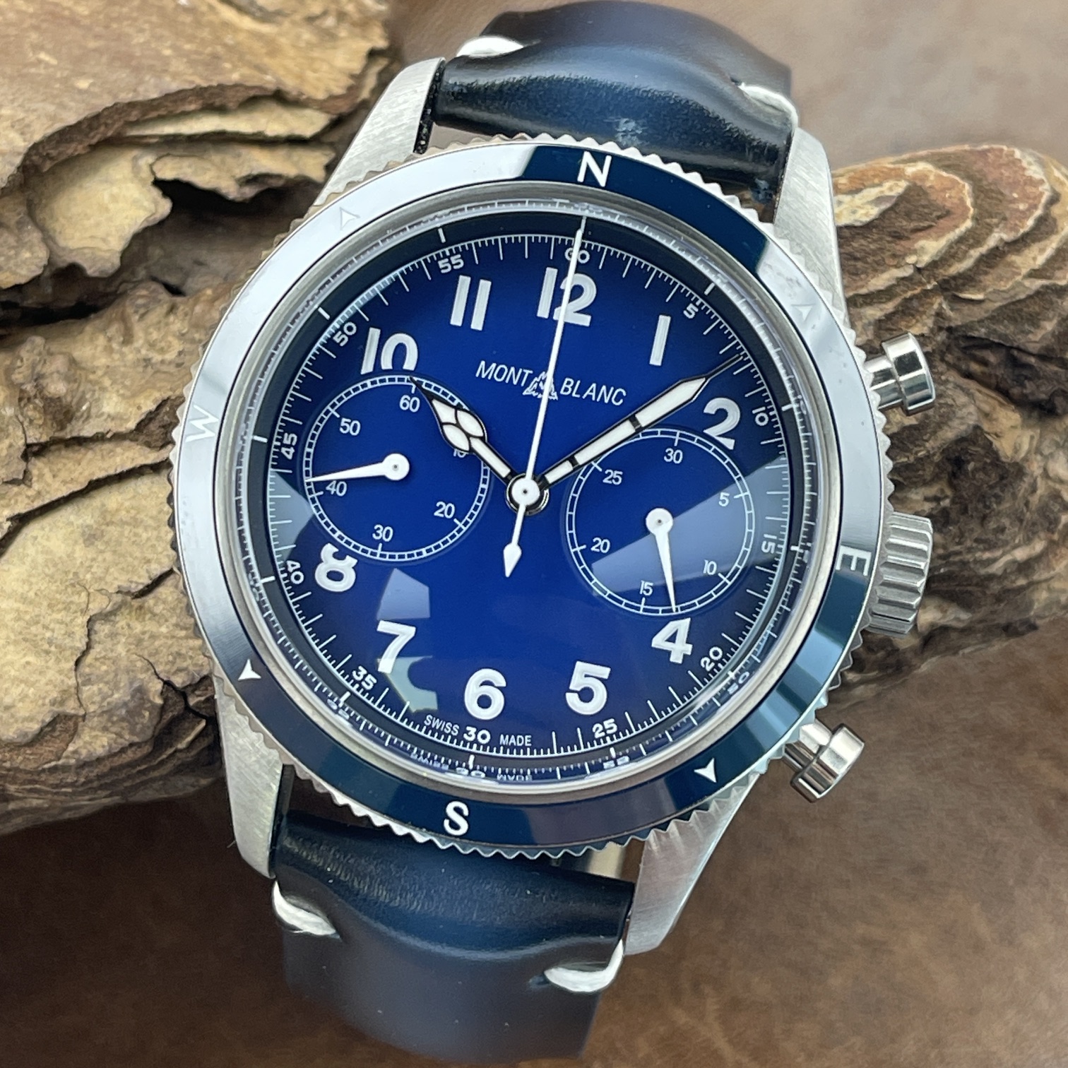Montblanc - 1858 Chrono - NEUWARE - FULLSET EU - Ref. MB126912