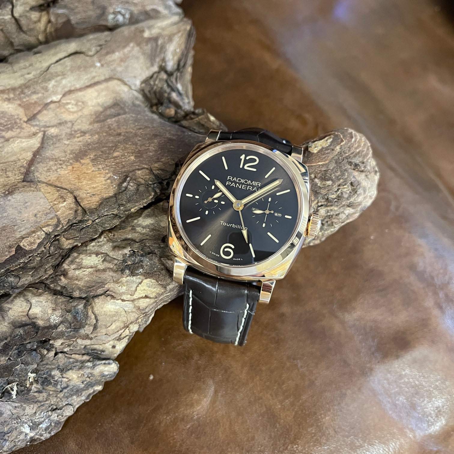 Officine Panerai Radiomir 1940 Tourbillon GMT Oro Rosso Ltd. 30 Stck. - Ref. PAM00558