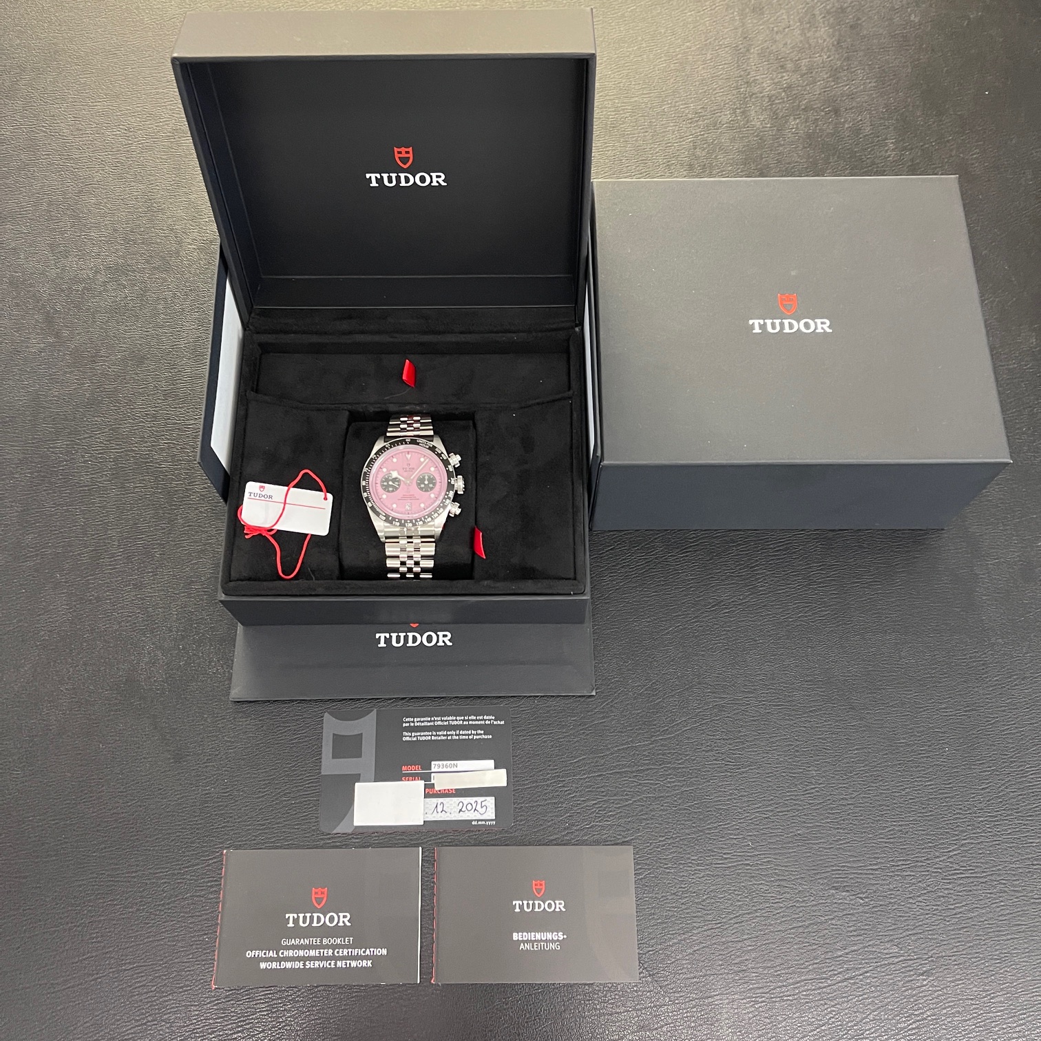 Tudor - Black Bay Chrono FLAMINGO - FULLSET 2025 - Ref. 79360N