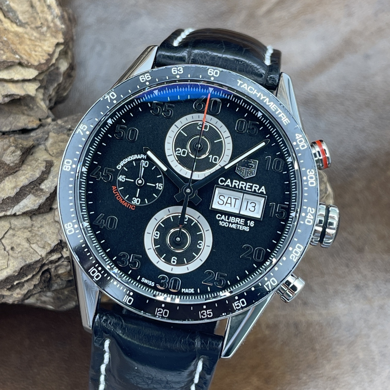 Tag Heuer Carrera Cal. 16 Chronograph FULL SET Ref. CV2A10.FC6235