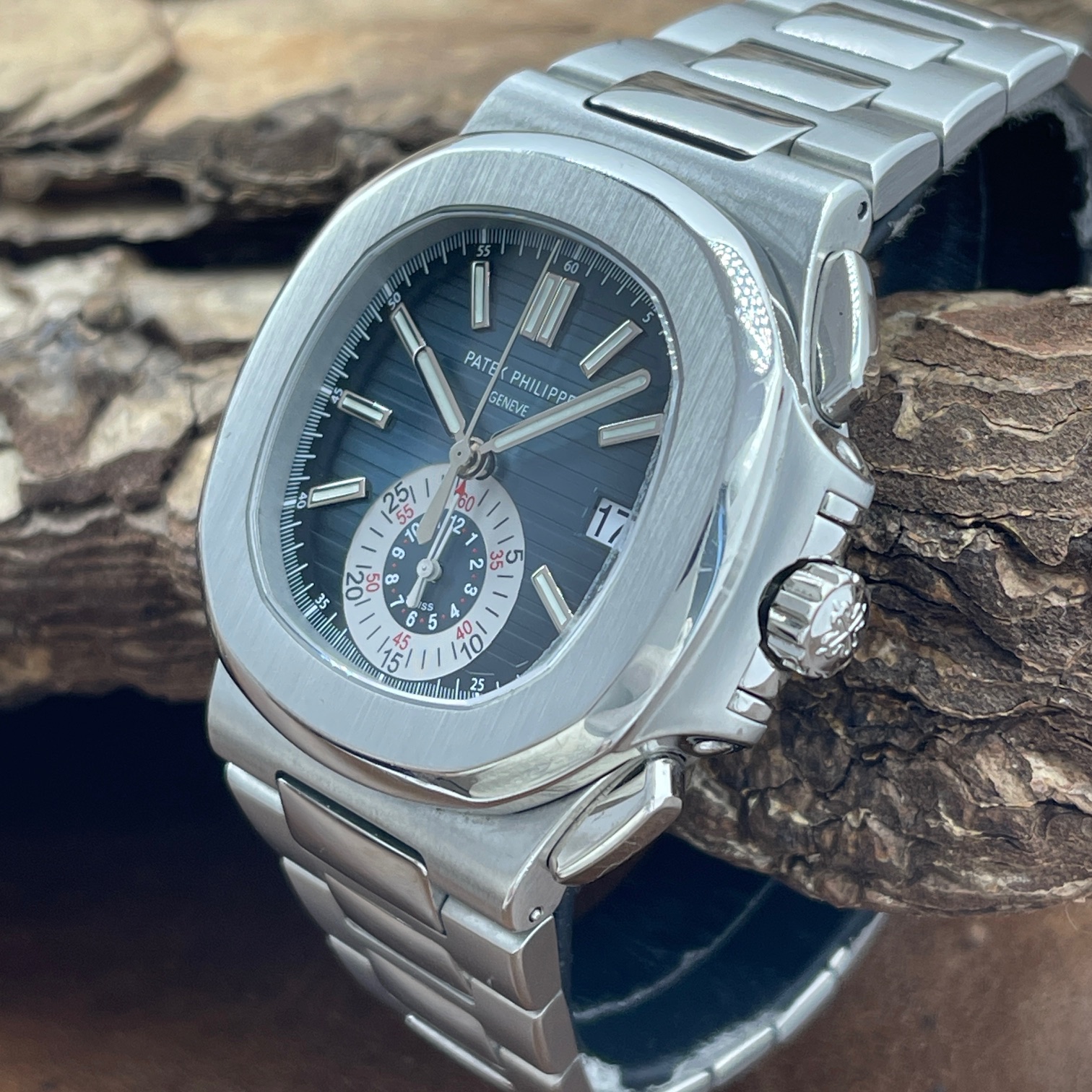 Patek Philippe - Nautilus Chronograph - FULLSET 2009 deutsch - Ref. 5980/1A-001