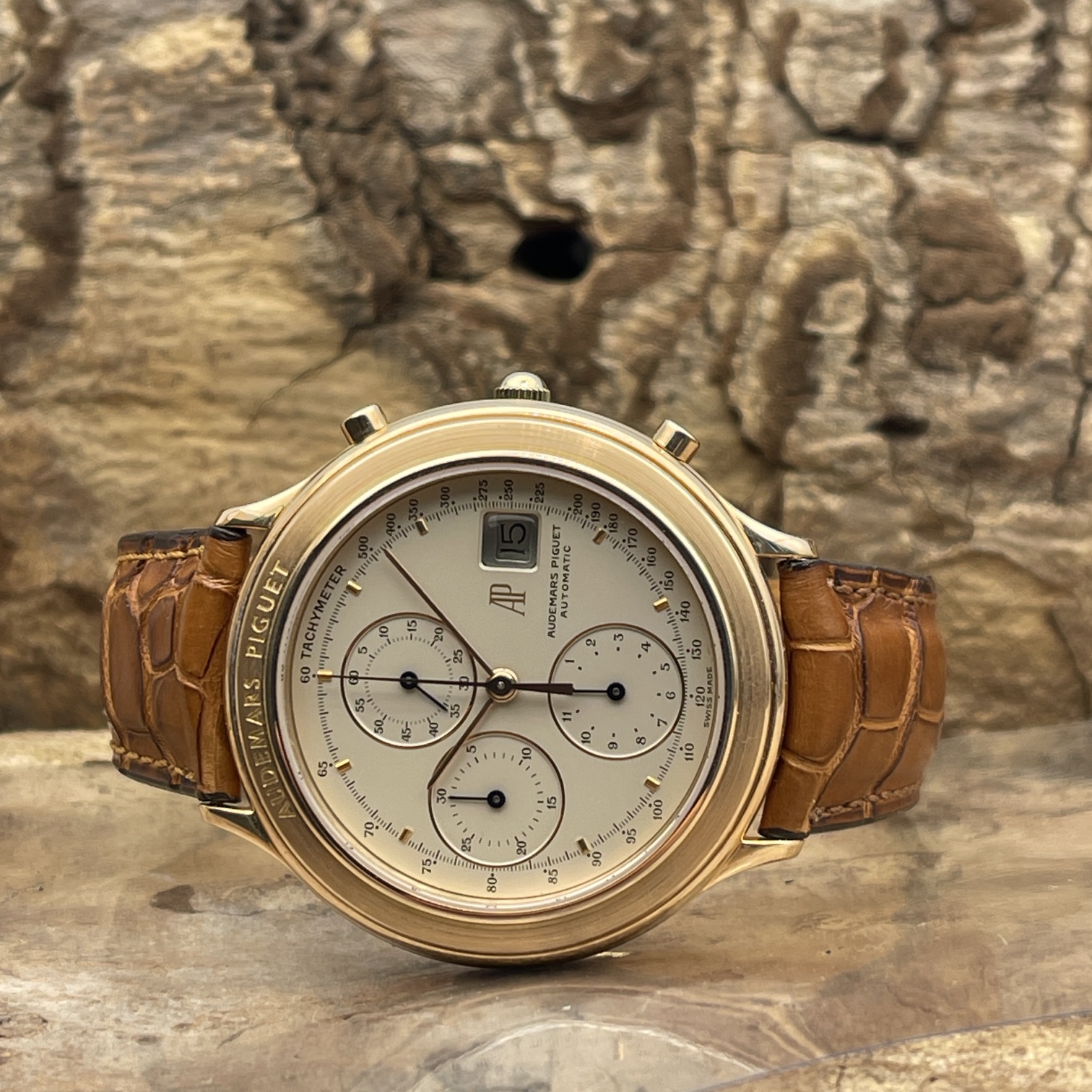 Audemars Piguet - Huitième Chronograph - 750er Roségold - FULLSET deutsch - Ref. 25644