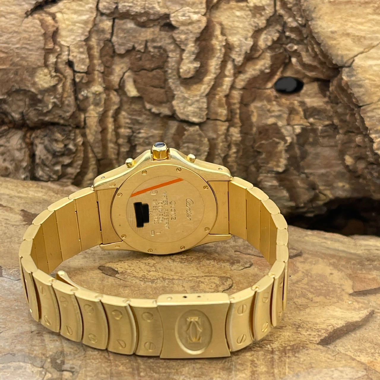 Cartier - Santos Ronde Chrono Gold - Ref. 1500 0