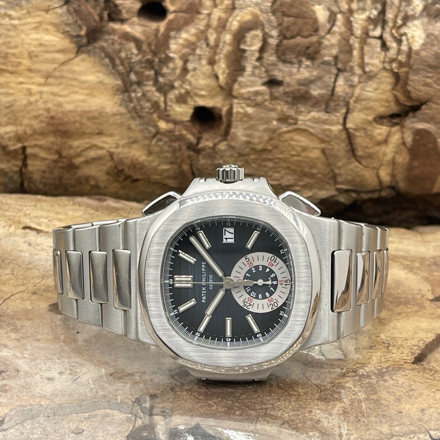 Patek Philippe - Nautilus Chronograph - FULLSET 2009 deutsch - Ref. 5980/1A-001