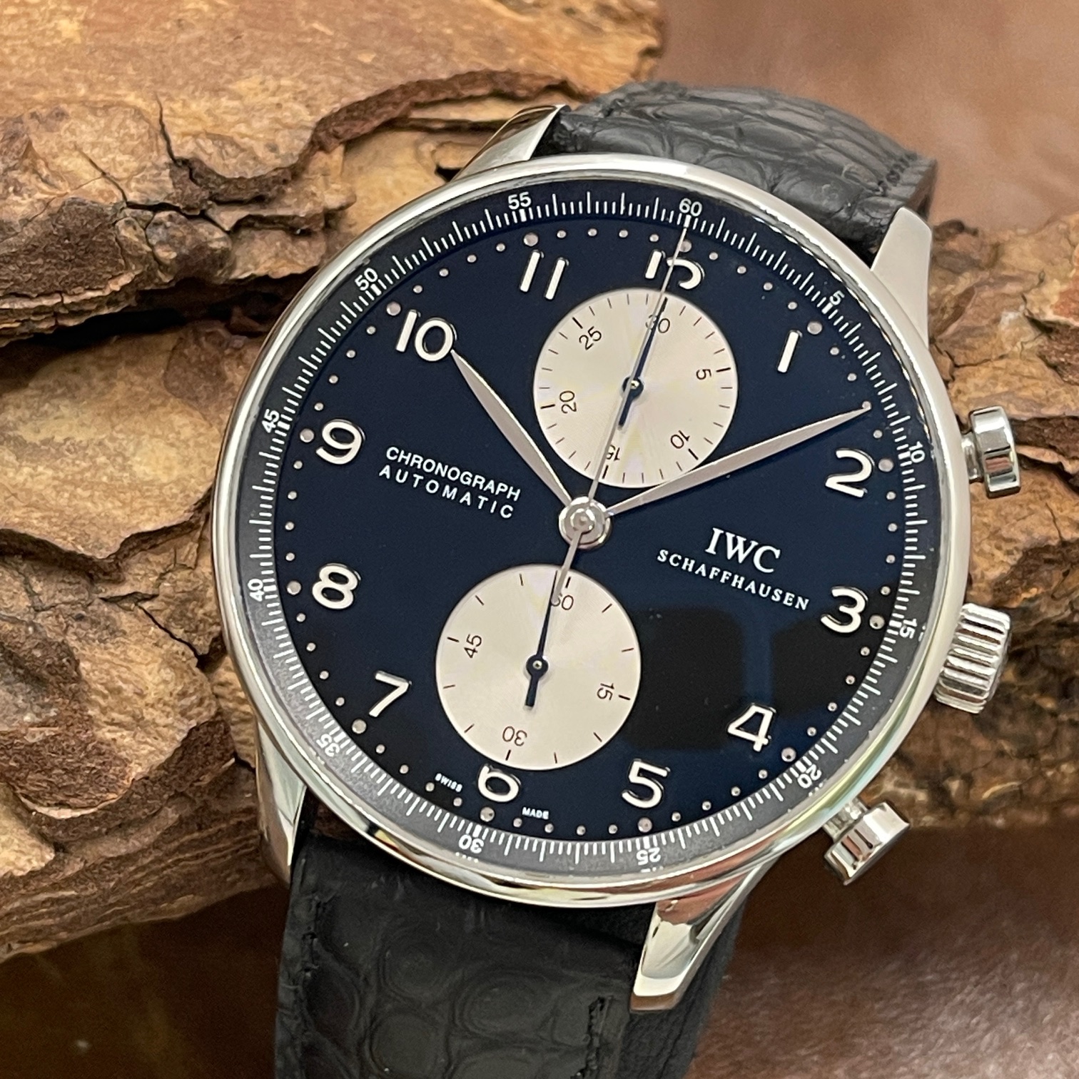 IWC - Portugieser Chronograph - EU-Papiere 2008 - Ref. IW3714