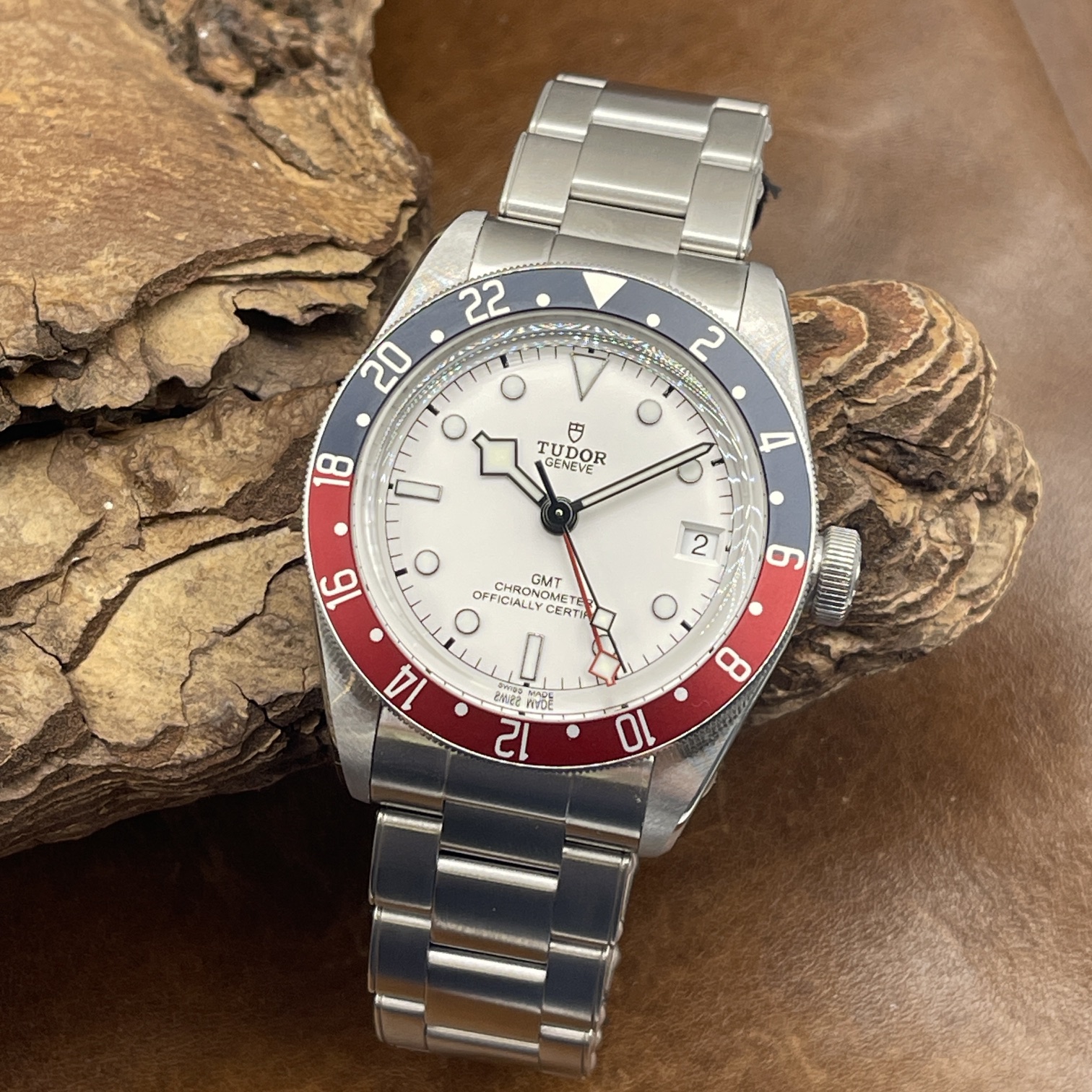 Tudor Black Bay GMT "Pepsi" WEIß - FULLSET 2025 - Ref. 79830RB - ungetragen