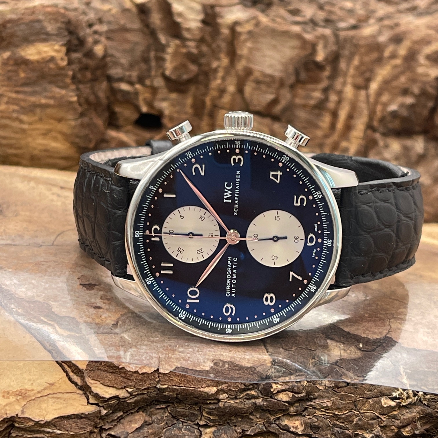 IWC - Portugieser Chronograph - EU-Papiere 2008 - Ref. IW3714