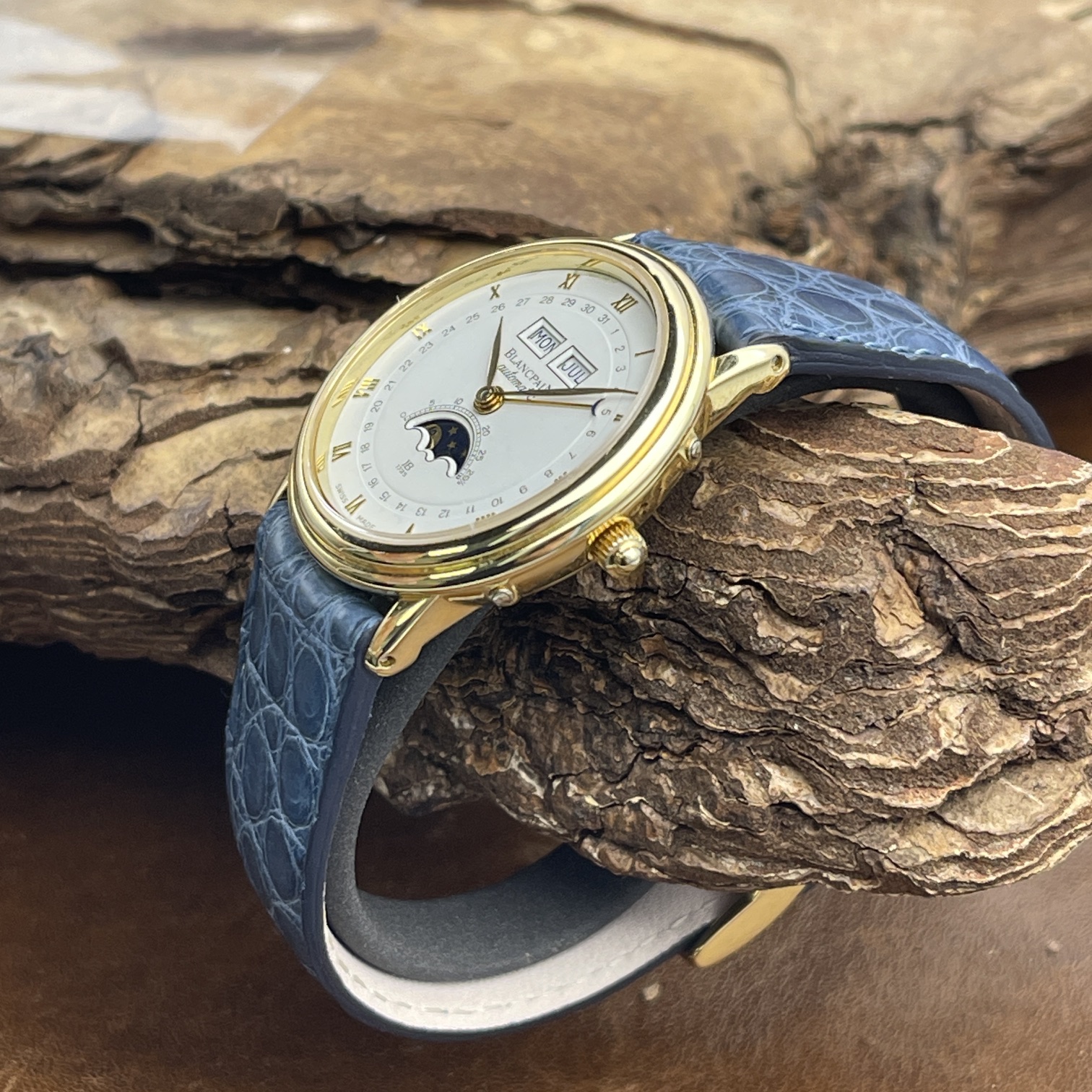Blancpain - Villeret Mondphase JB1735 - 18Kt Gelbgold - Ref. 6595