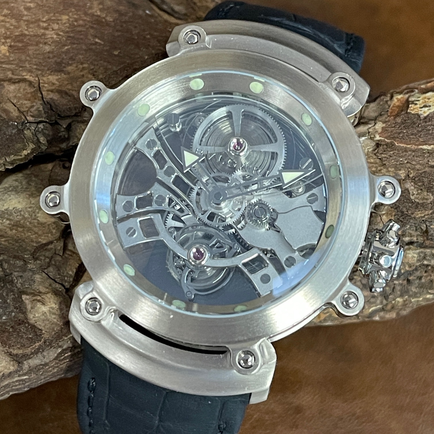 Bulgari - Gérald Genta Skeleton Tourbillon - Limited 25 St. - Ref. GG53/101830 - FULL SET 2010