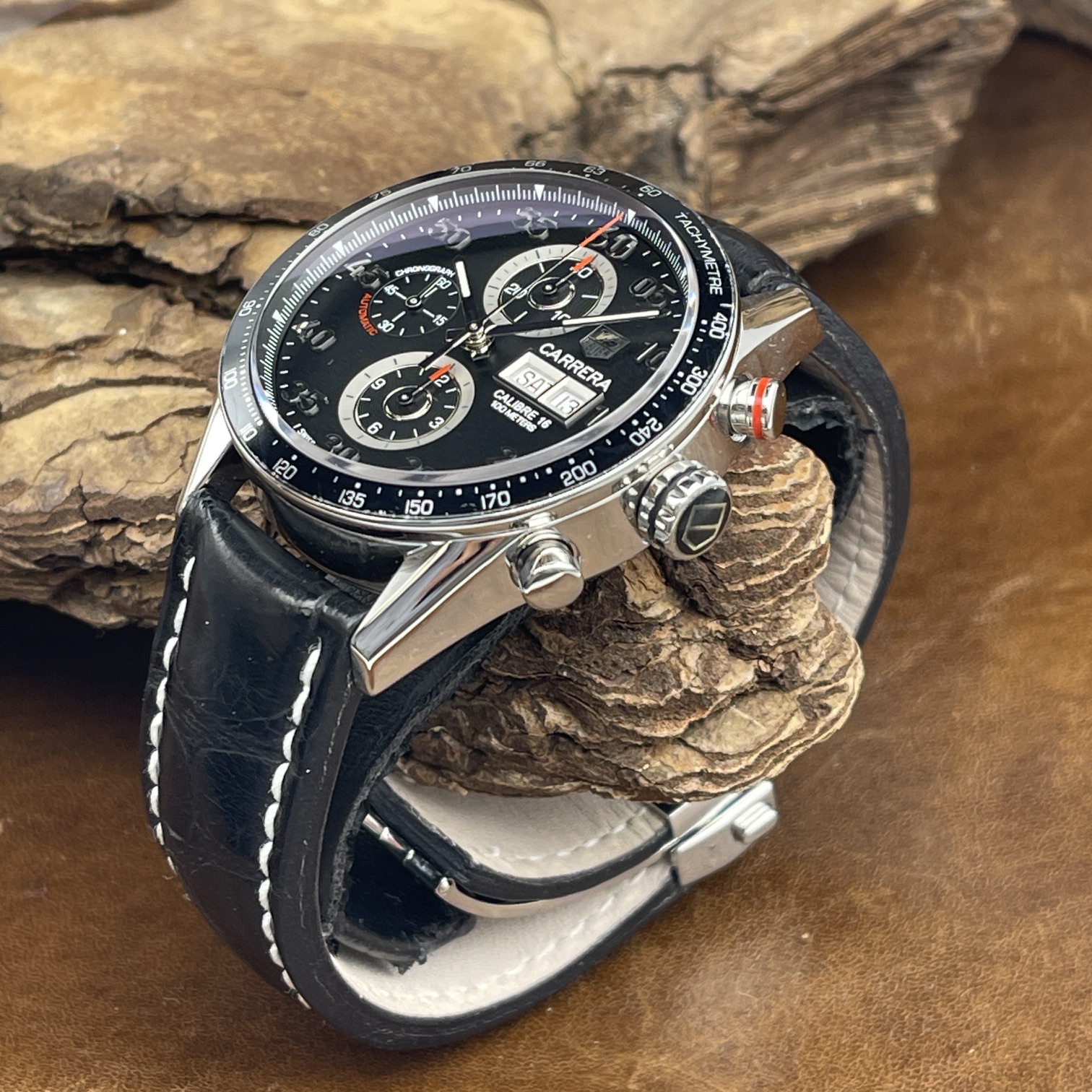 Tag Heuer Carrera Cal. 16 Chronograph FULL SET Ref. CV2A10.FC6235