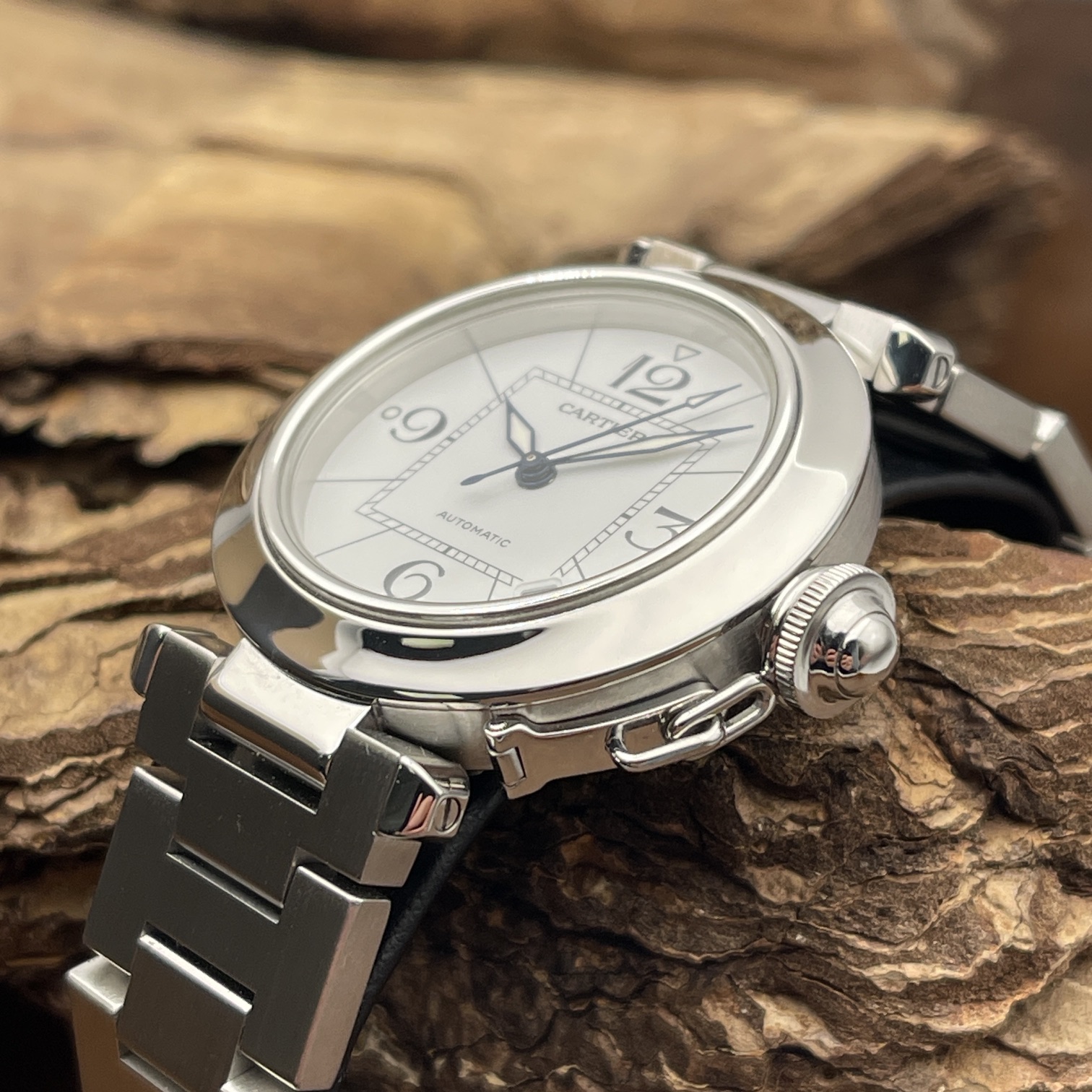 Cartier - Pasha C Edelstahl - FULLSET 2008 deutsch - Ref. W31074M7